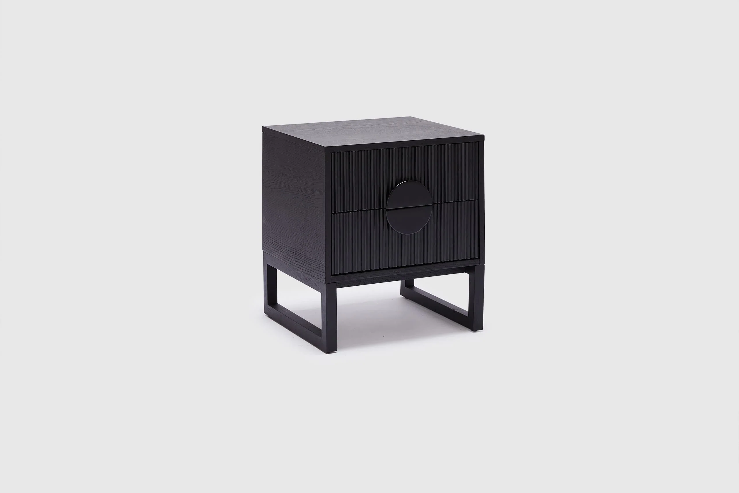 Artie Bedside Table - Black - Image 3