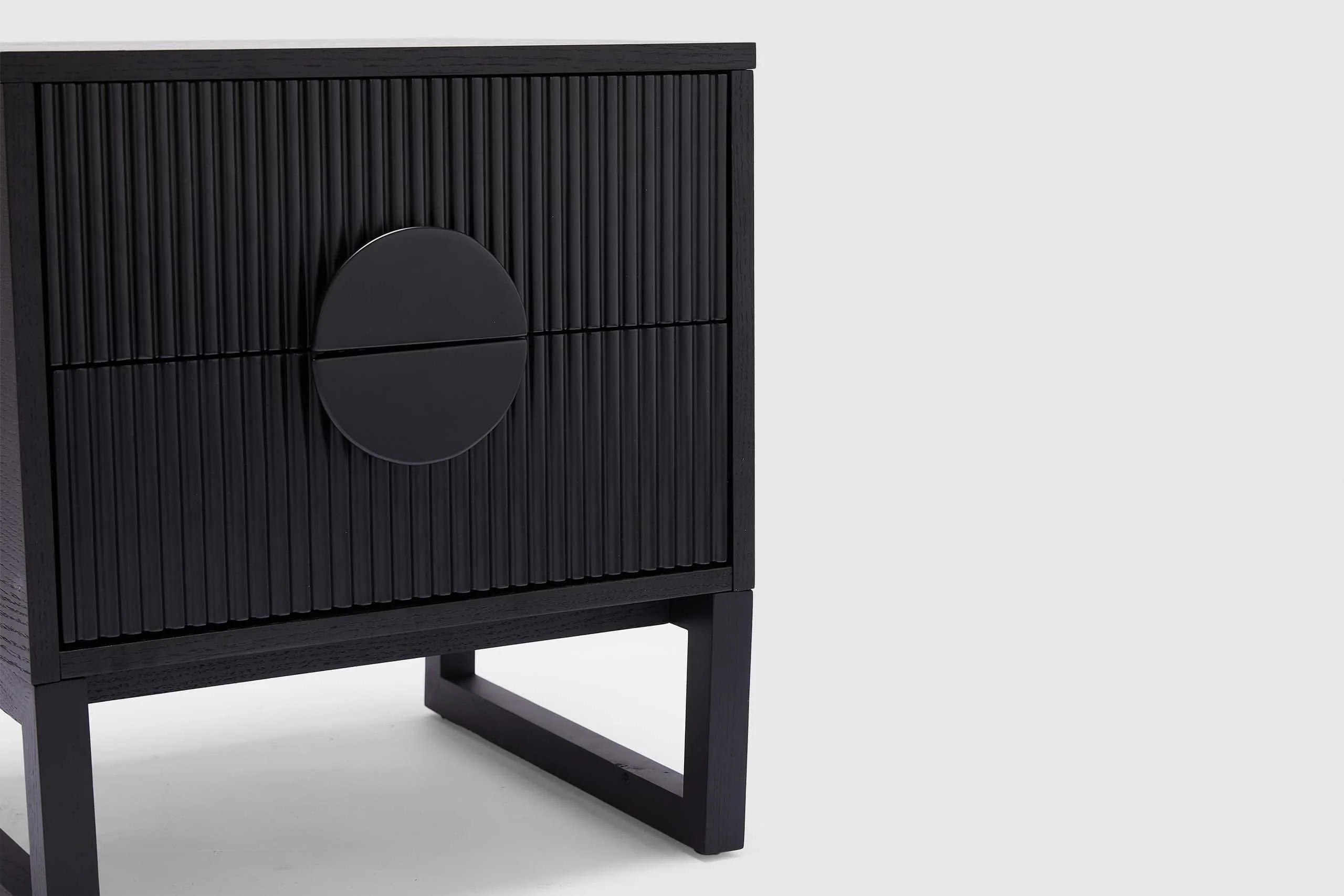 Artie Bedside Table - Black - Image 8
