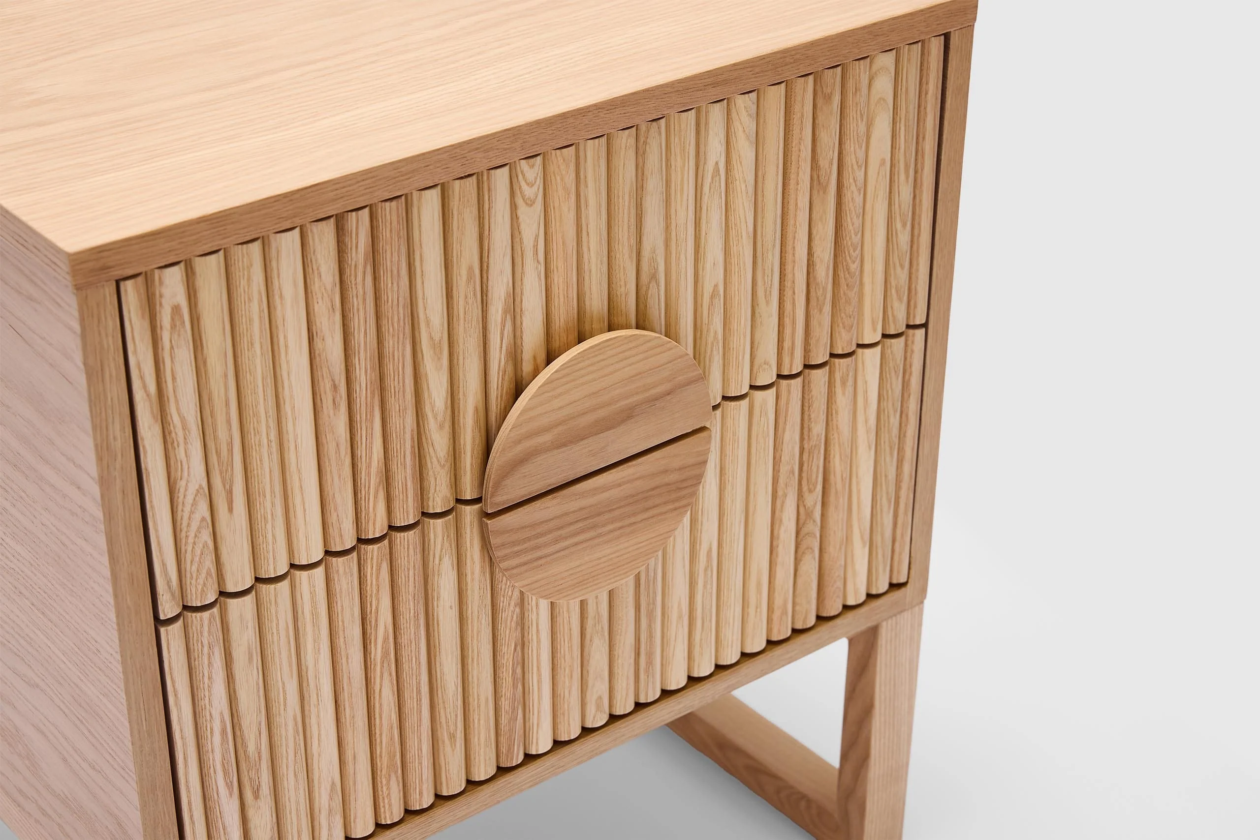 Artie Bedside Table - Natural - Image 4