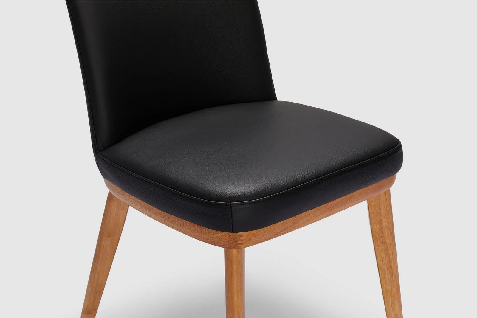 Azul Dining Chair - Black Leather - Image 5