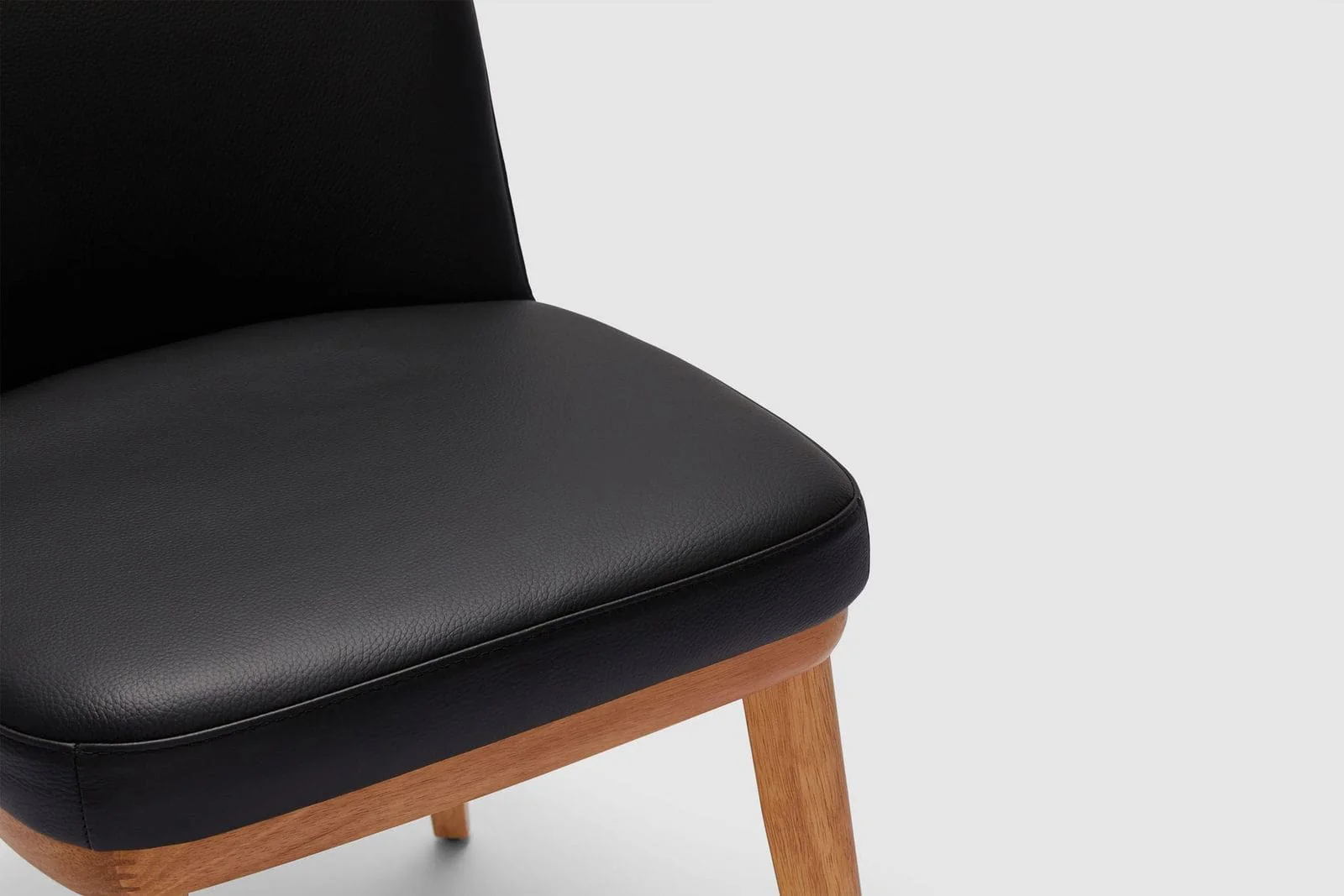 Azul Dining Chair - Black Leather - Image 6
