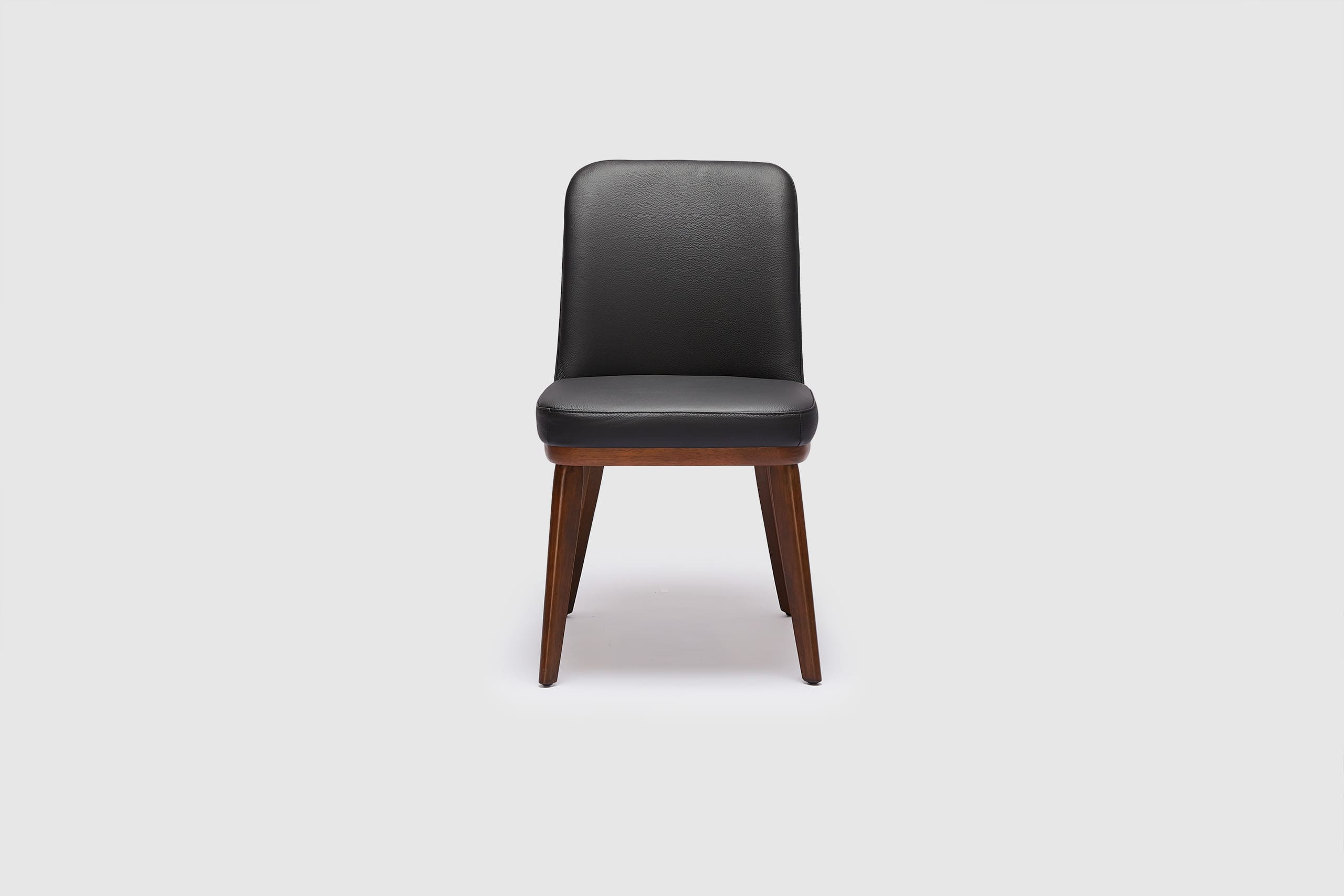 Azul Dining Chair - Black Leather/Havana - Image 3