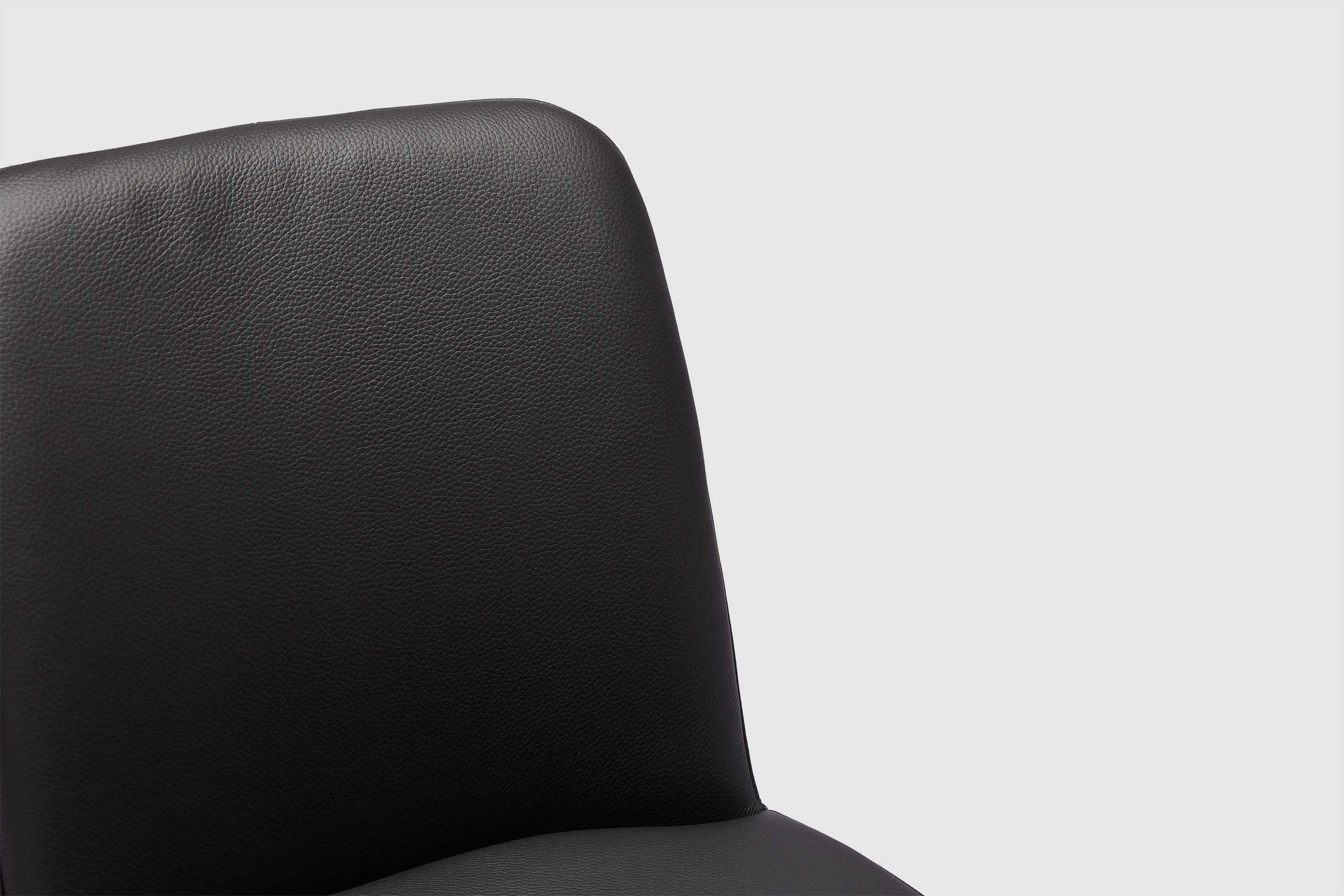 Azul Dining Chair - Black Leather/Havana - Image 8