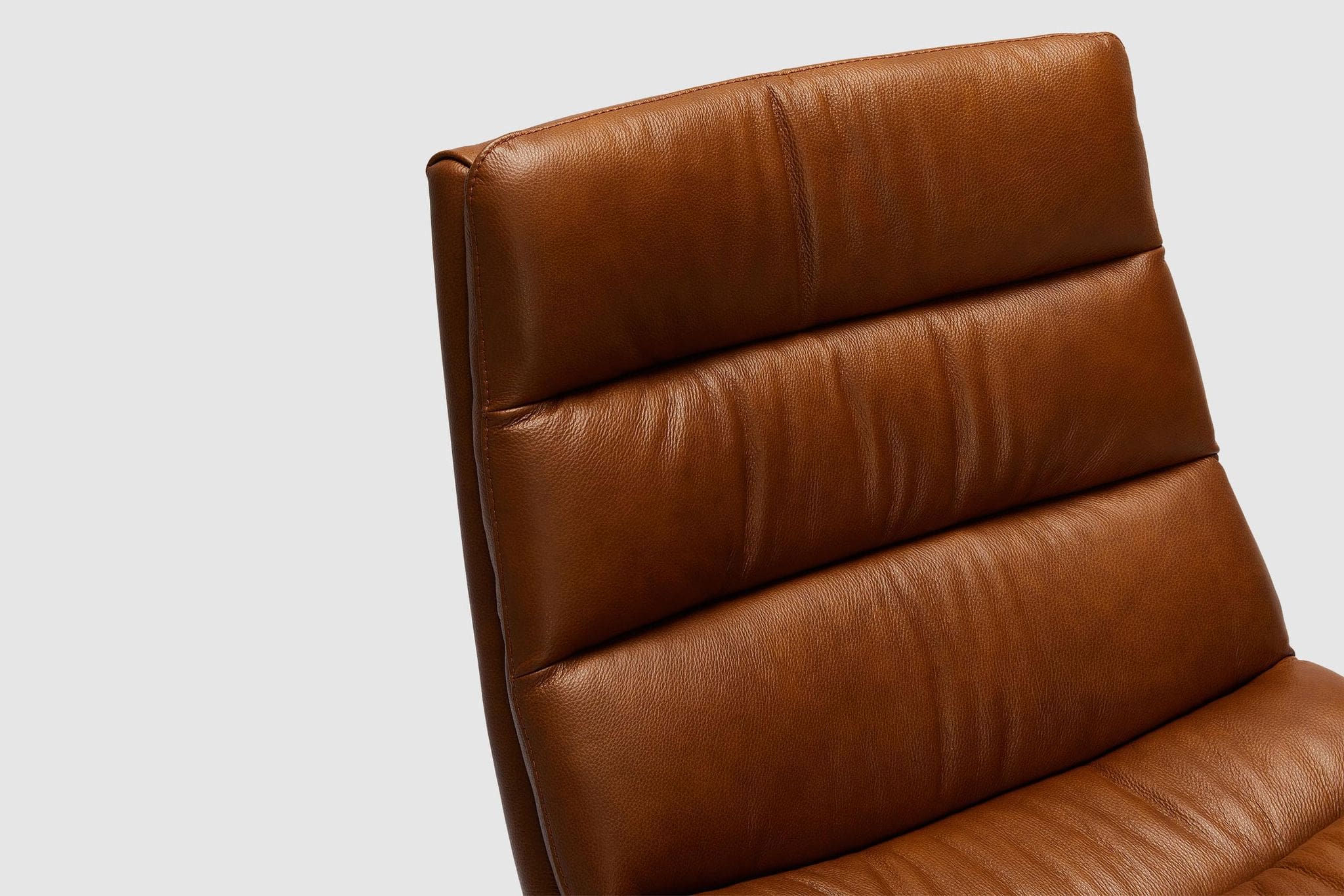 Bonita Swivel Chair - Tan Leather - Image 7