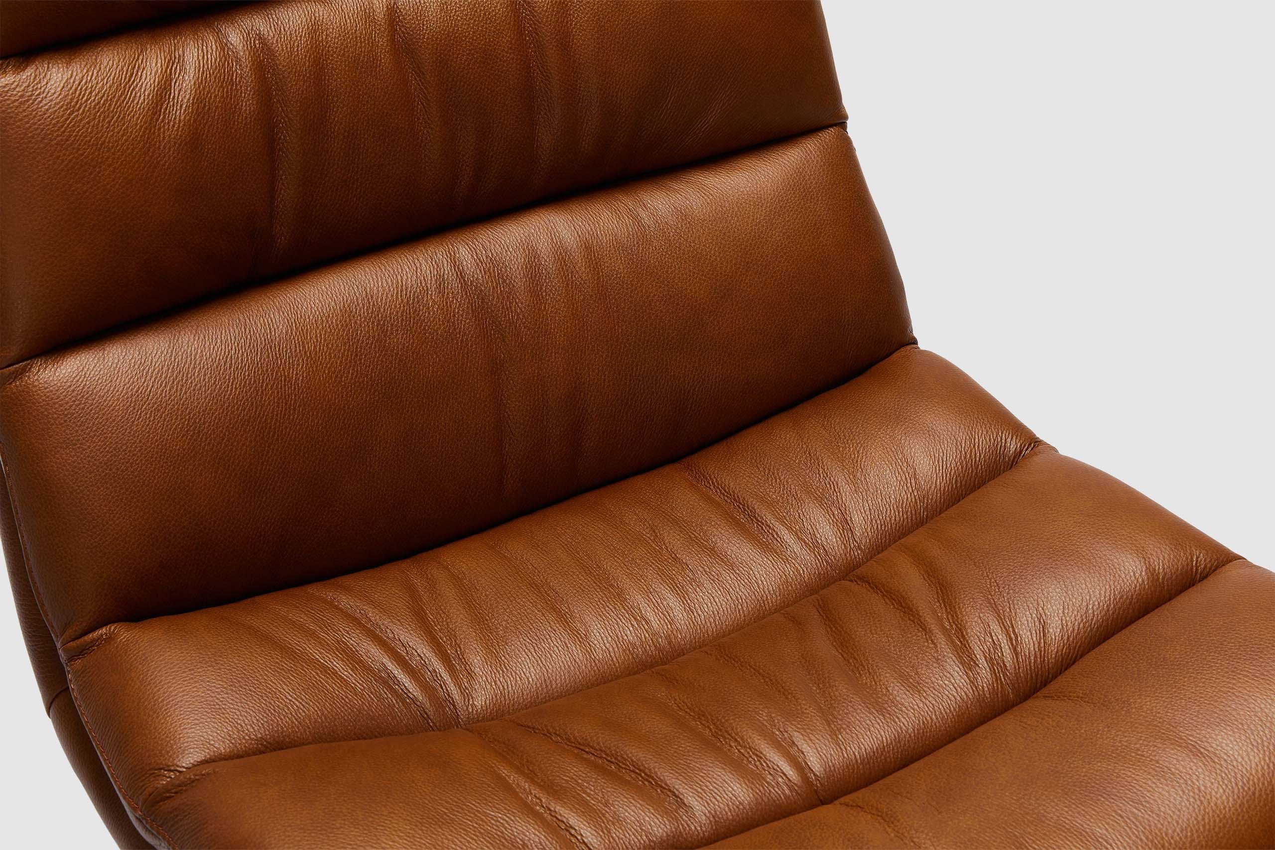 Bonita Swivel Chair - Tan Leather - Image 8