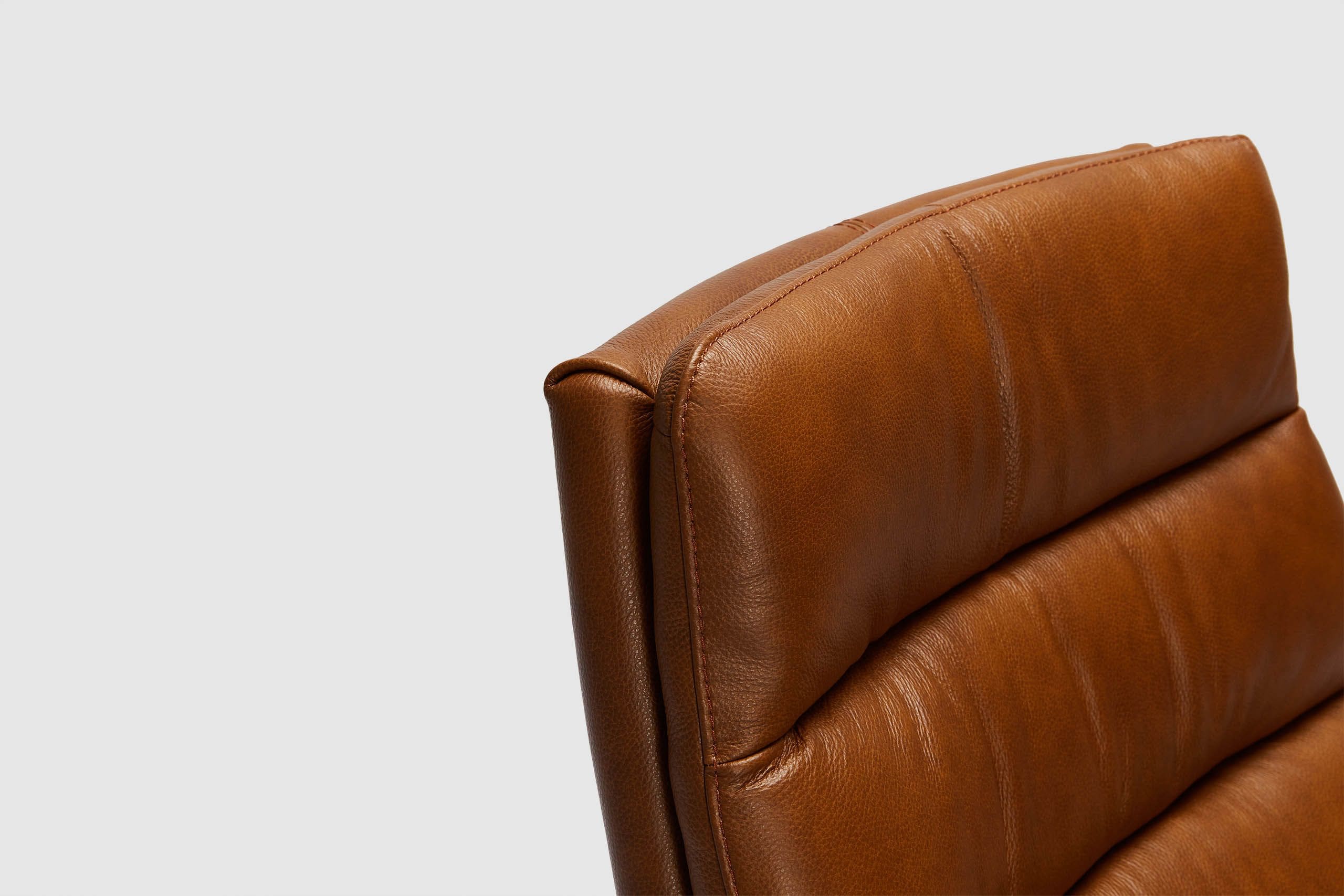Bonita Swivel Chair - Tan Leather - Image 9