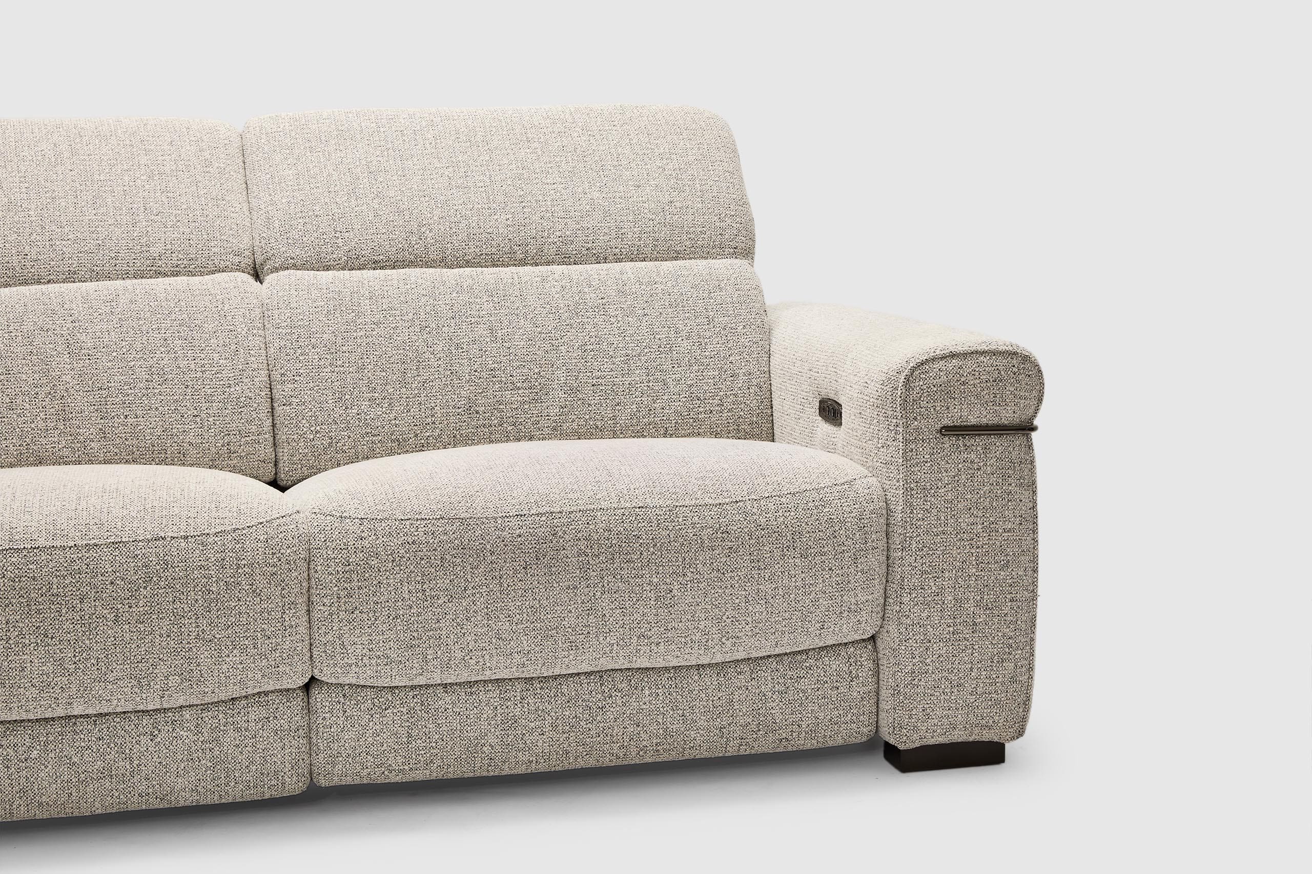 Briona 2.5 Seater Dual Electric Recliners And Headrests - Fabric - Image 10