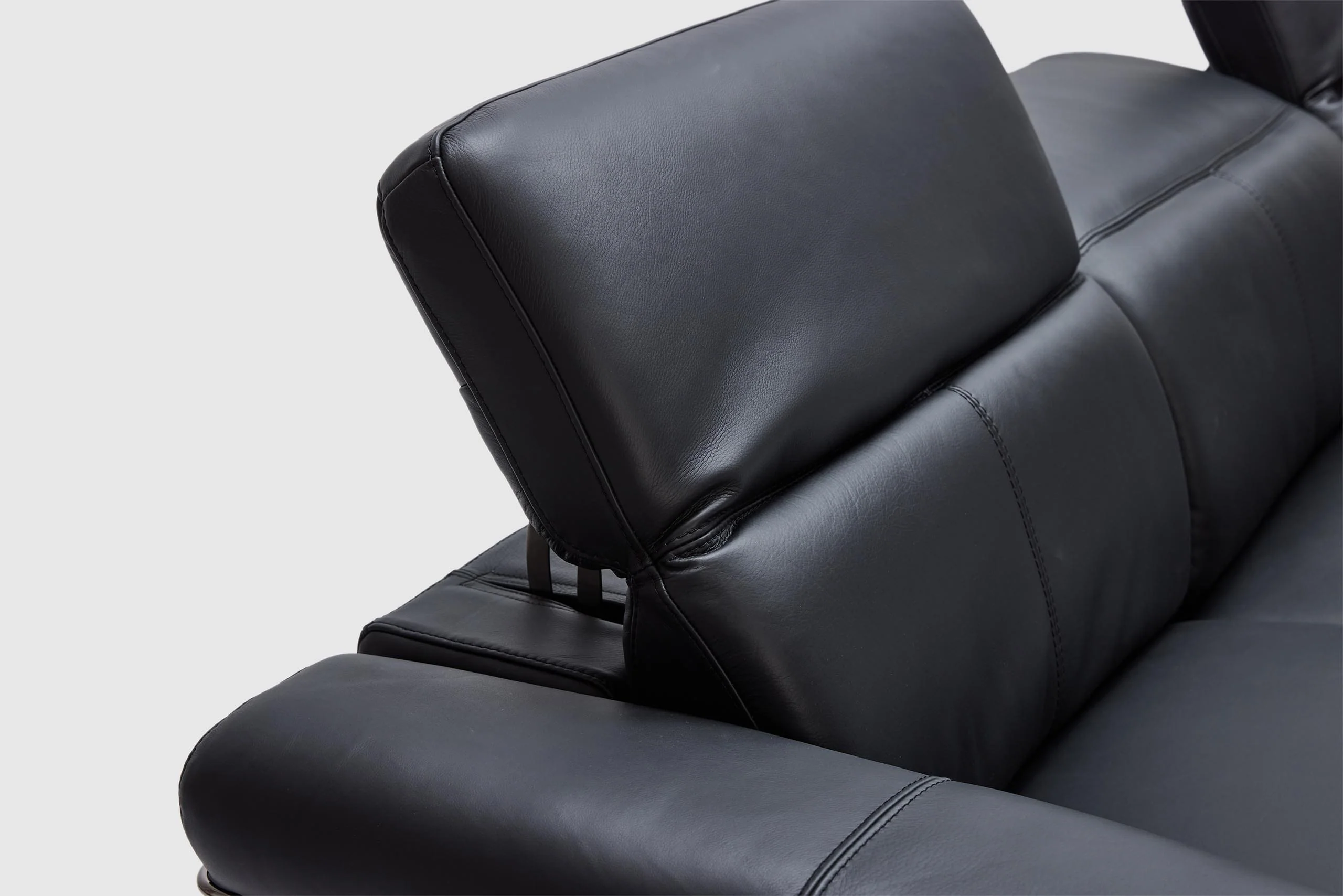 Briona 3.5 Seater Dual Electric Recliners & Electric Headrests - Leather - Image 13