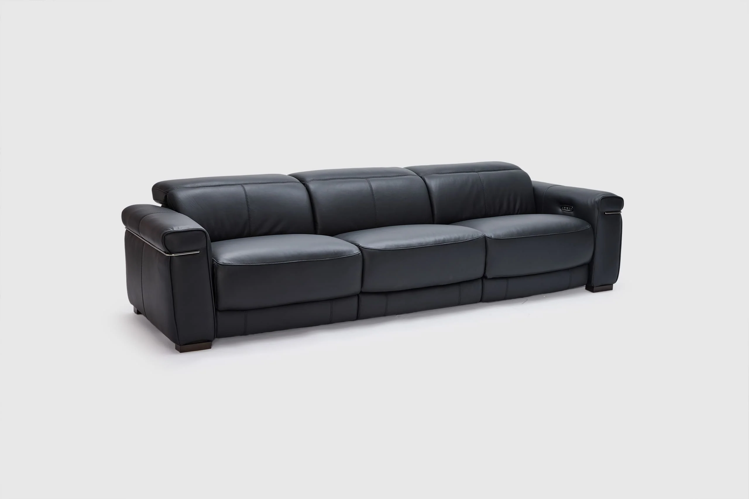 Briona 3.5 Seater Dual Electric Recliners & Electric Headrests - Leather - Image 8
