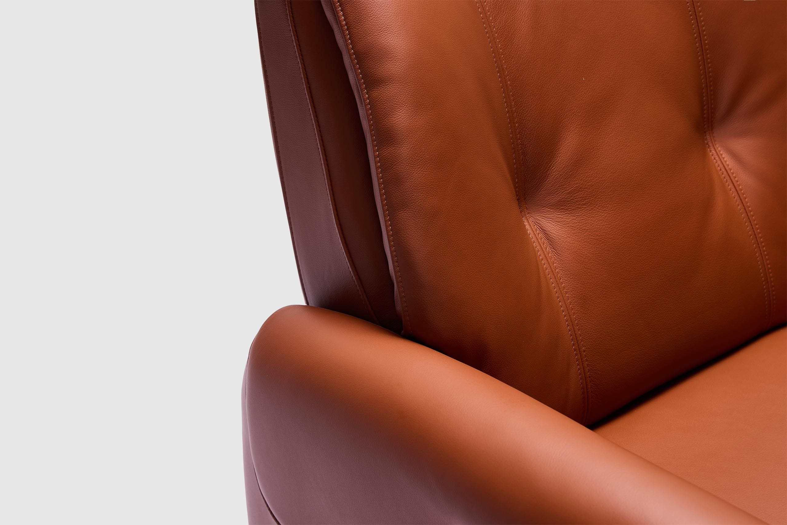 Bruce Recliner Chair - Leather - Image 11