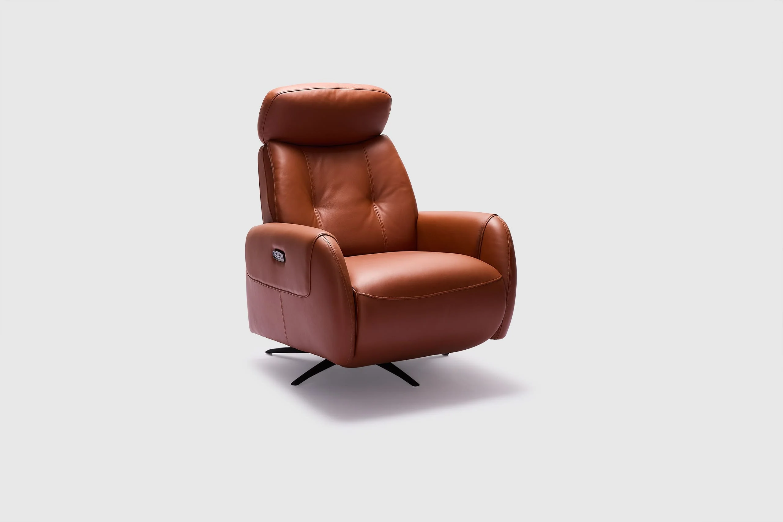 Bruce Recliner Chair - Leather - Image 3