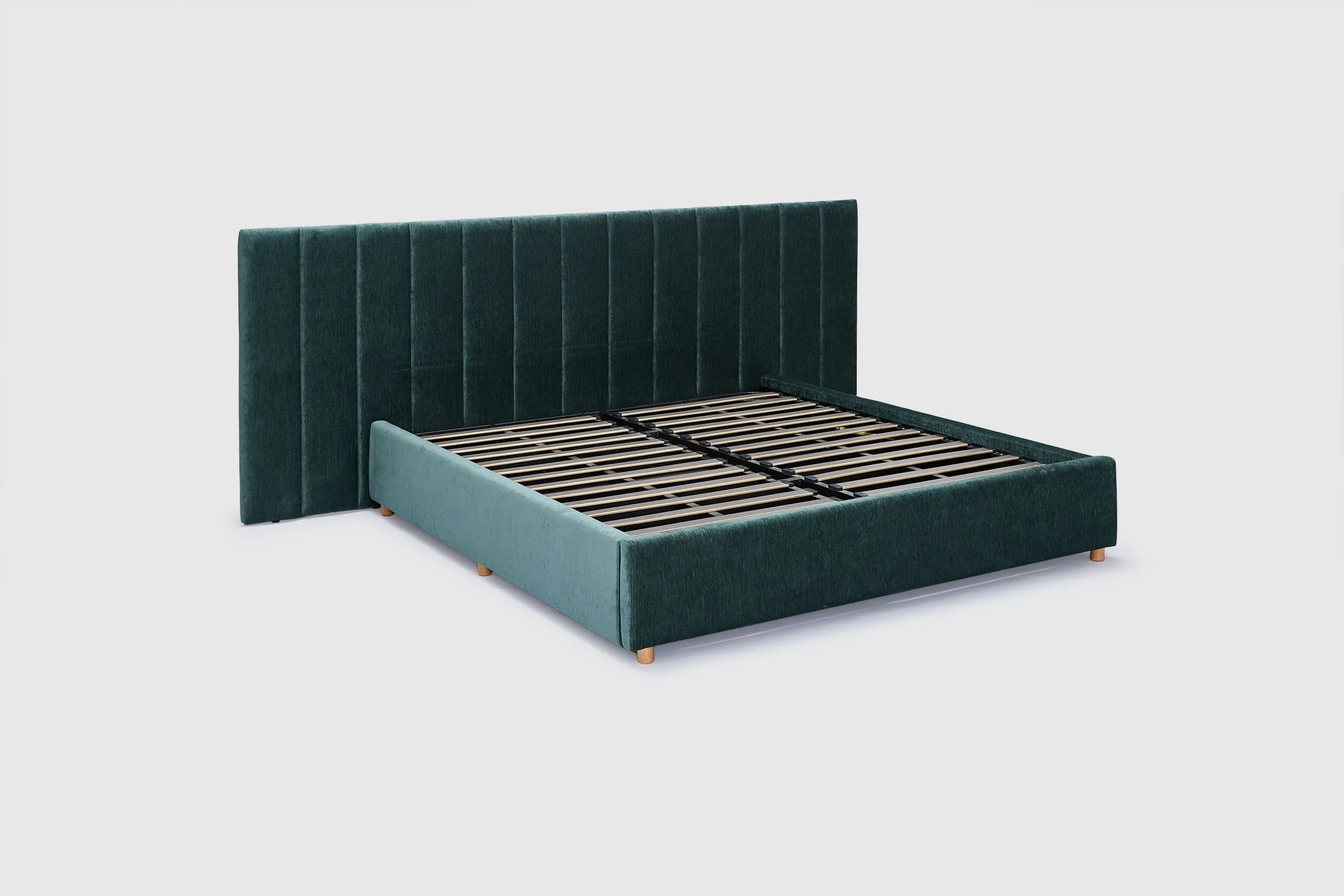 Caroline Extended Bedhead With Gas Lift Storage - Image 4