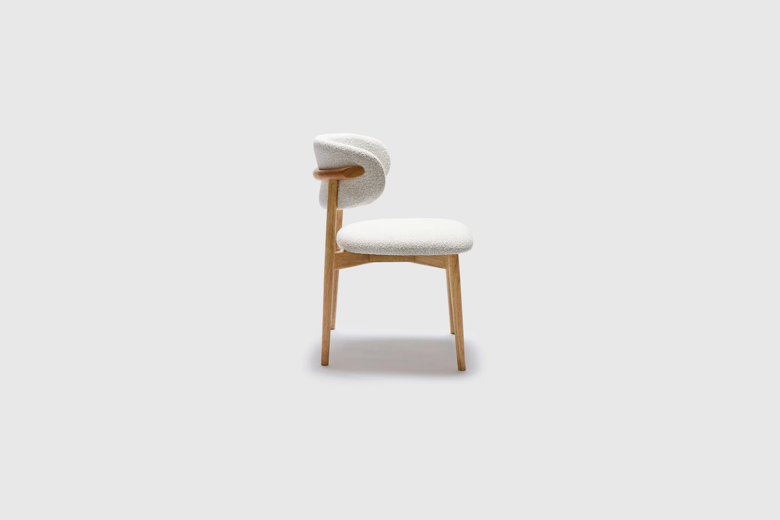 Celeste Dining Chair - Fabric/Natural Leg - Image 4