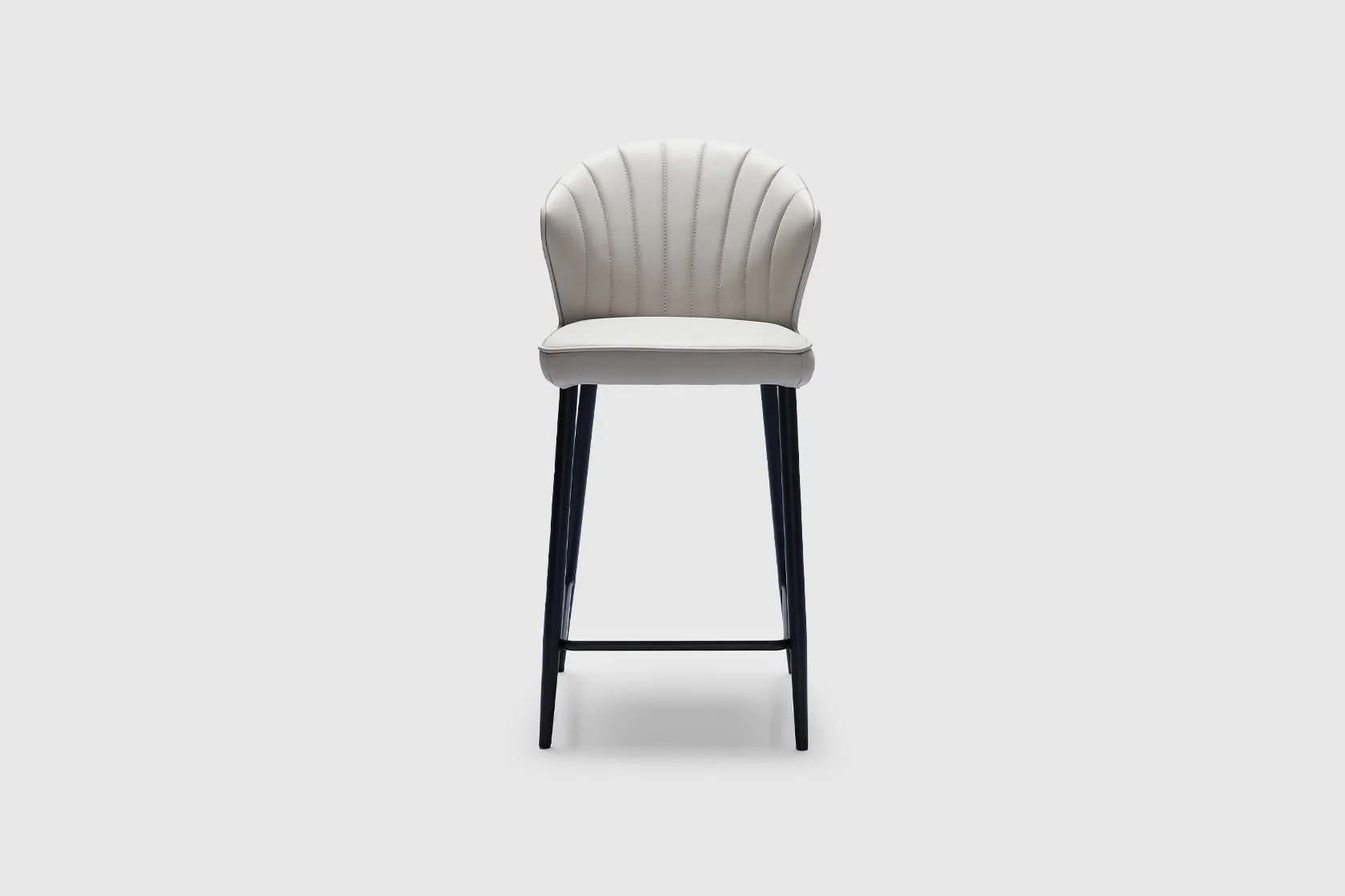 Charlotte Bar Stool - Frost Leather - Image 3