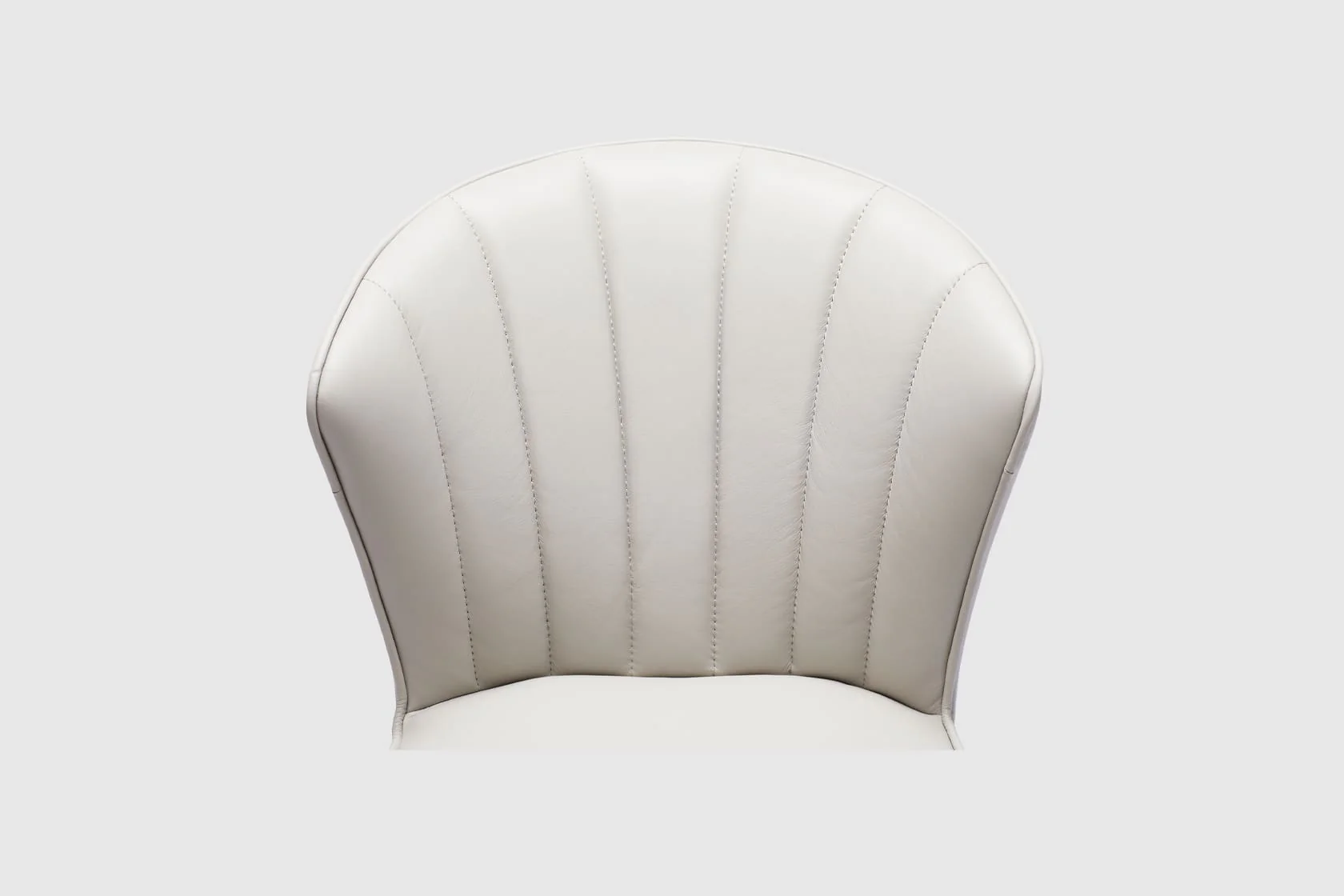Charlotte Dining Chair - Frost Leather - Image 5