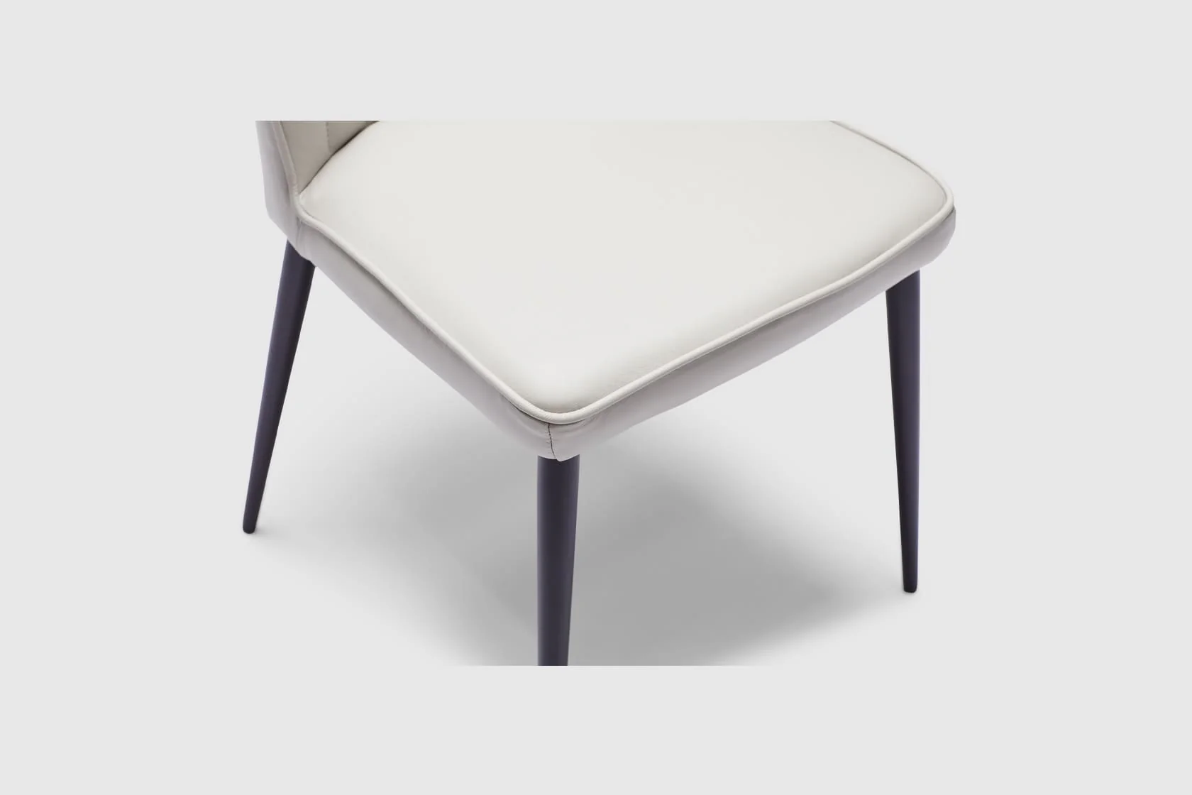 Charlotte Dining Chair - Frost Leather - Image 6