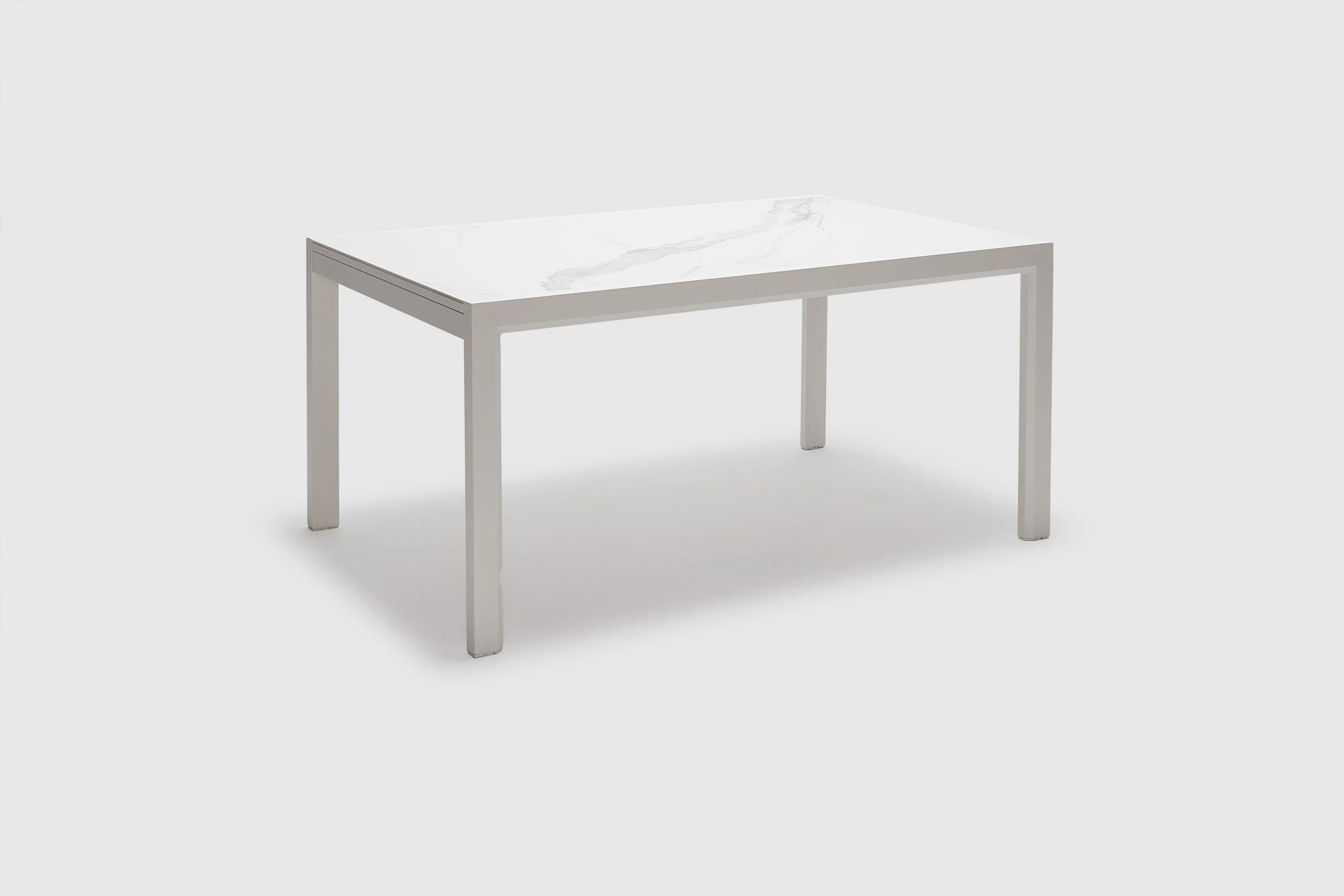 Cove Outdoor Extension Dining Table - White - Image 3