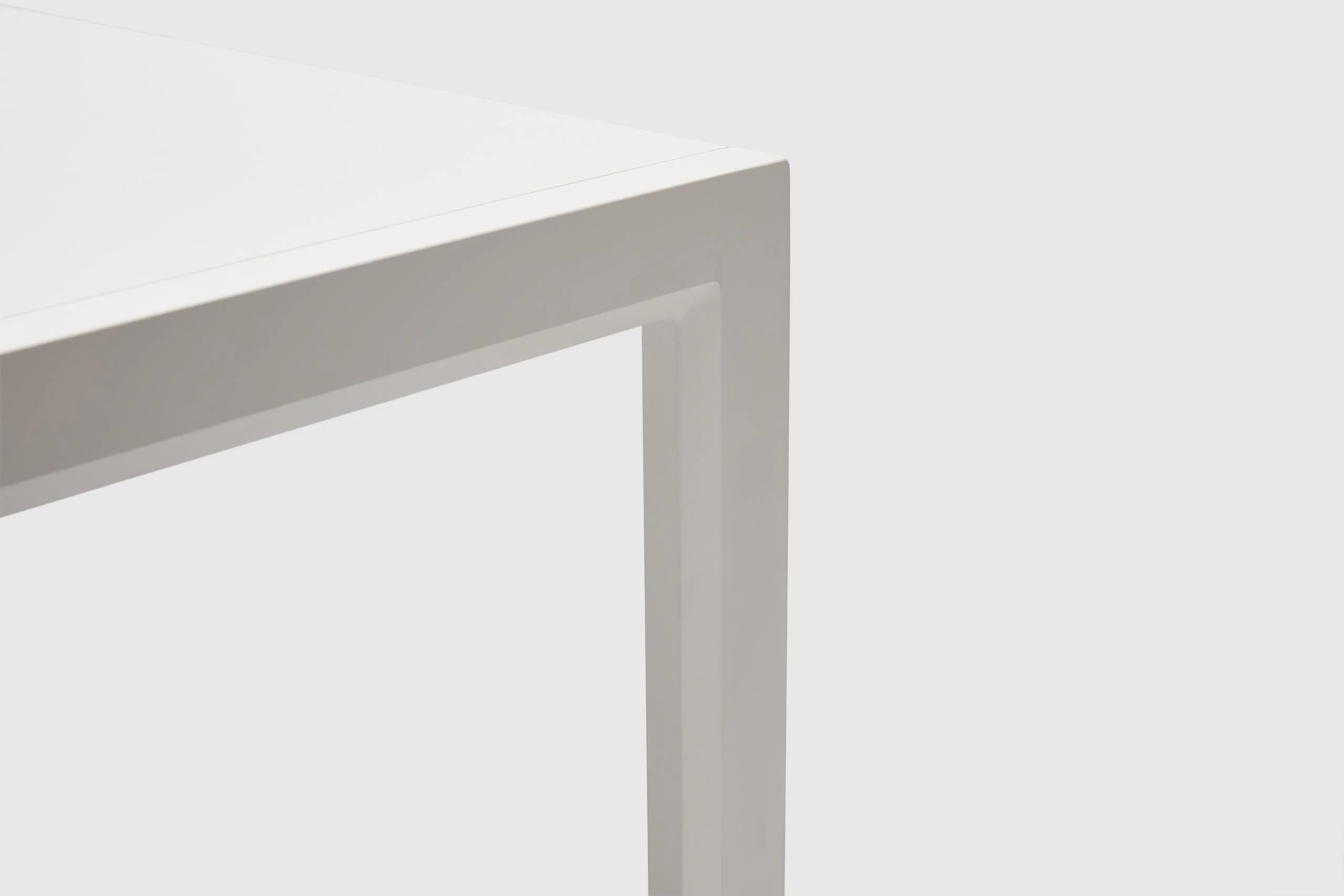 Cove Outdoor Extension Dining Table - White - Image 7