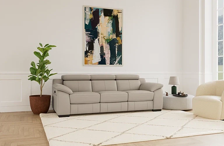 Delia 3 Seater Dual Electric Recliners With Zero Wall Technology - Image 2