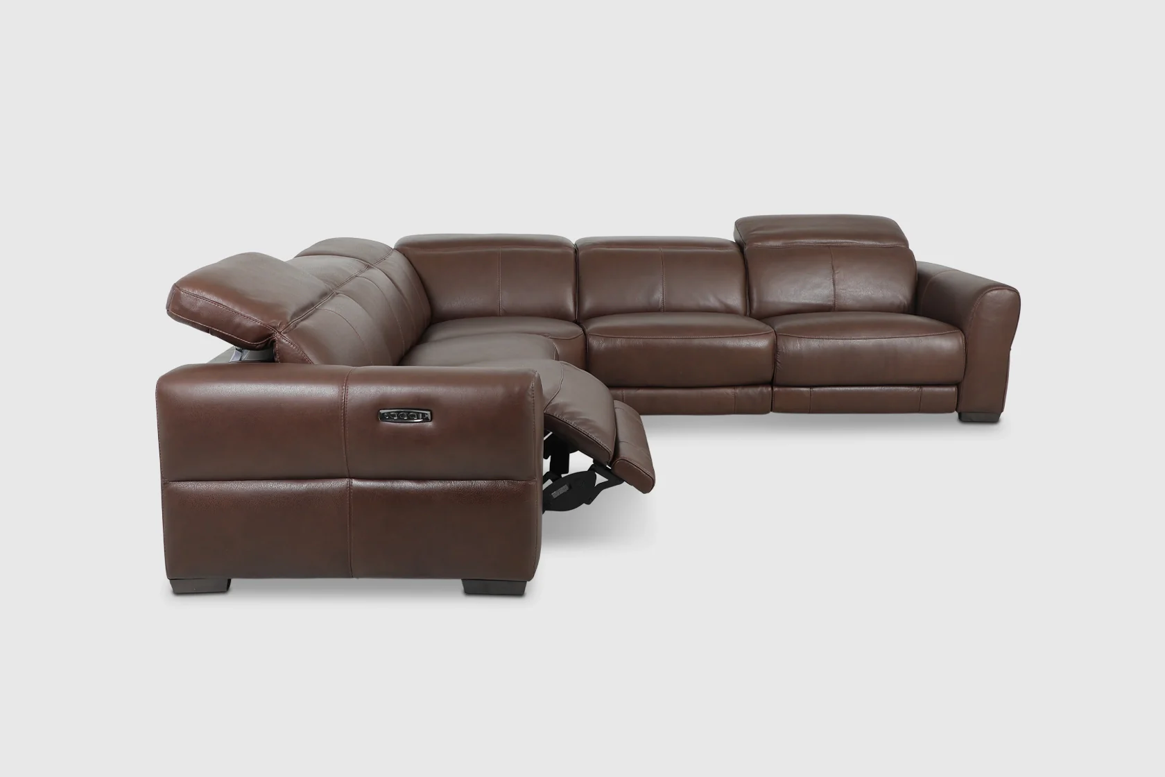 Divano 6 Seat Corner Sofa - Leather - Image 5