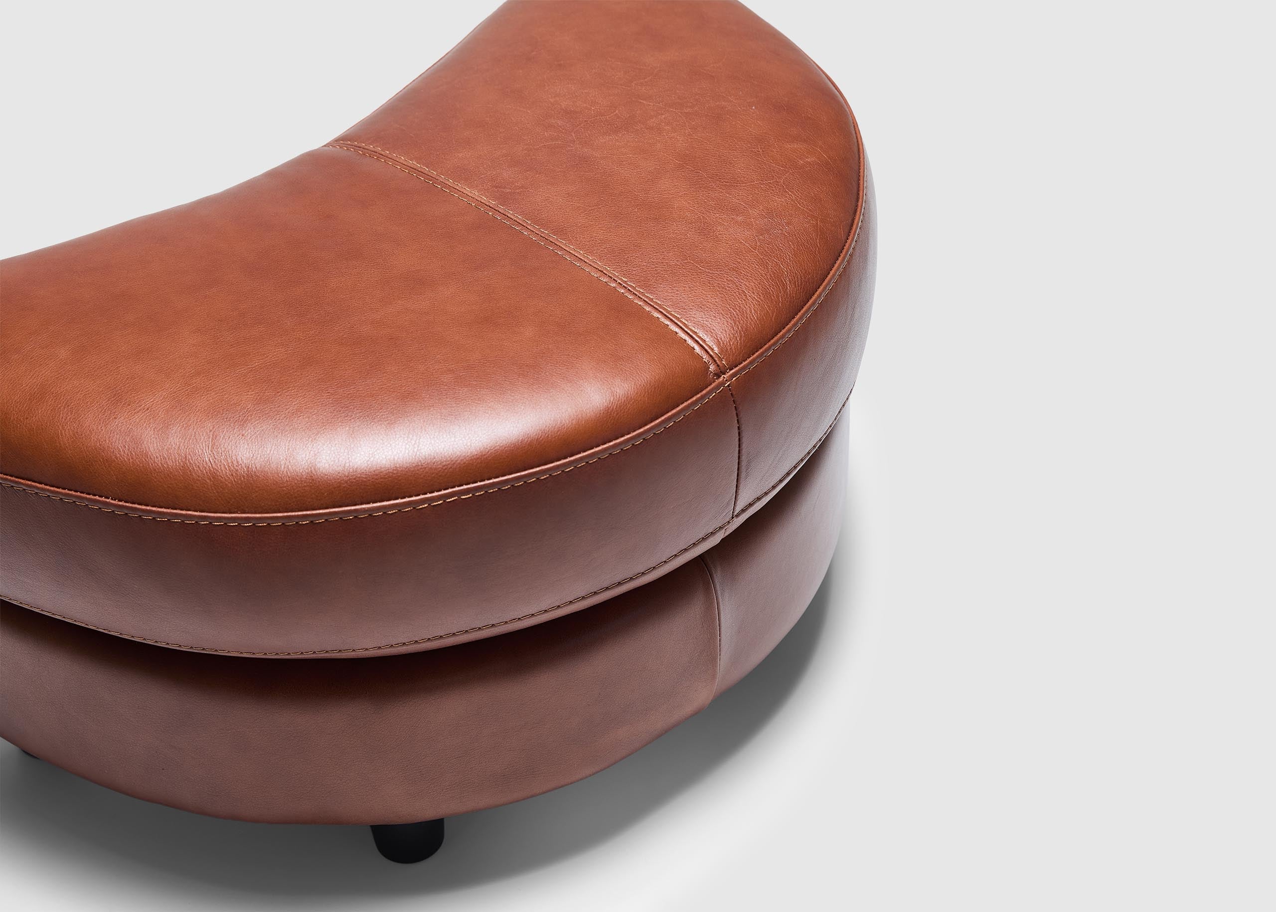 Eclipse Footstool - Leather - Image 4