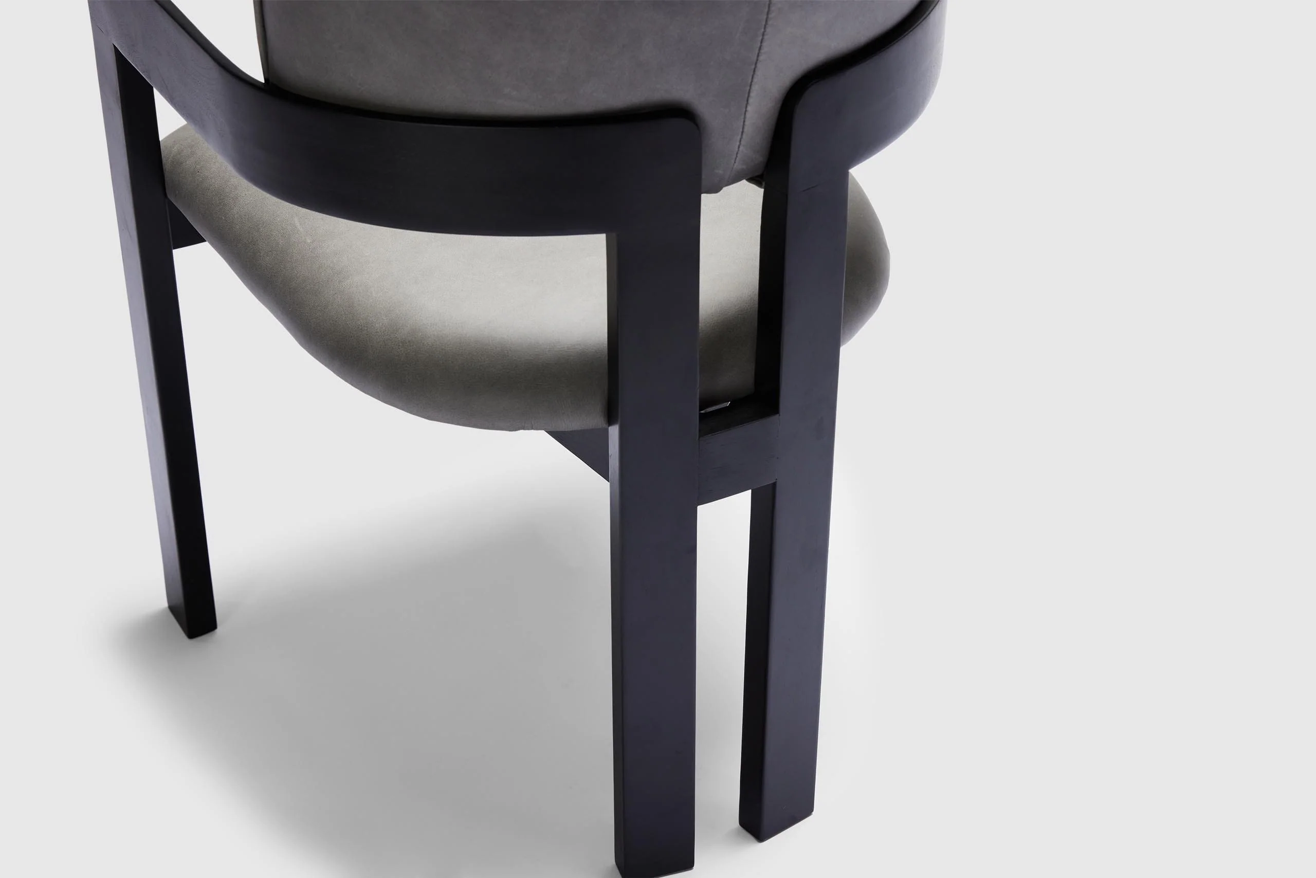 Ellison Armchair - Vintage Ice Grey Leather - Image 10