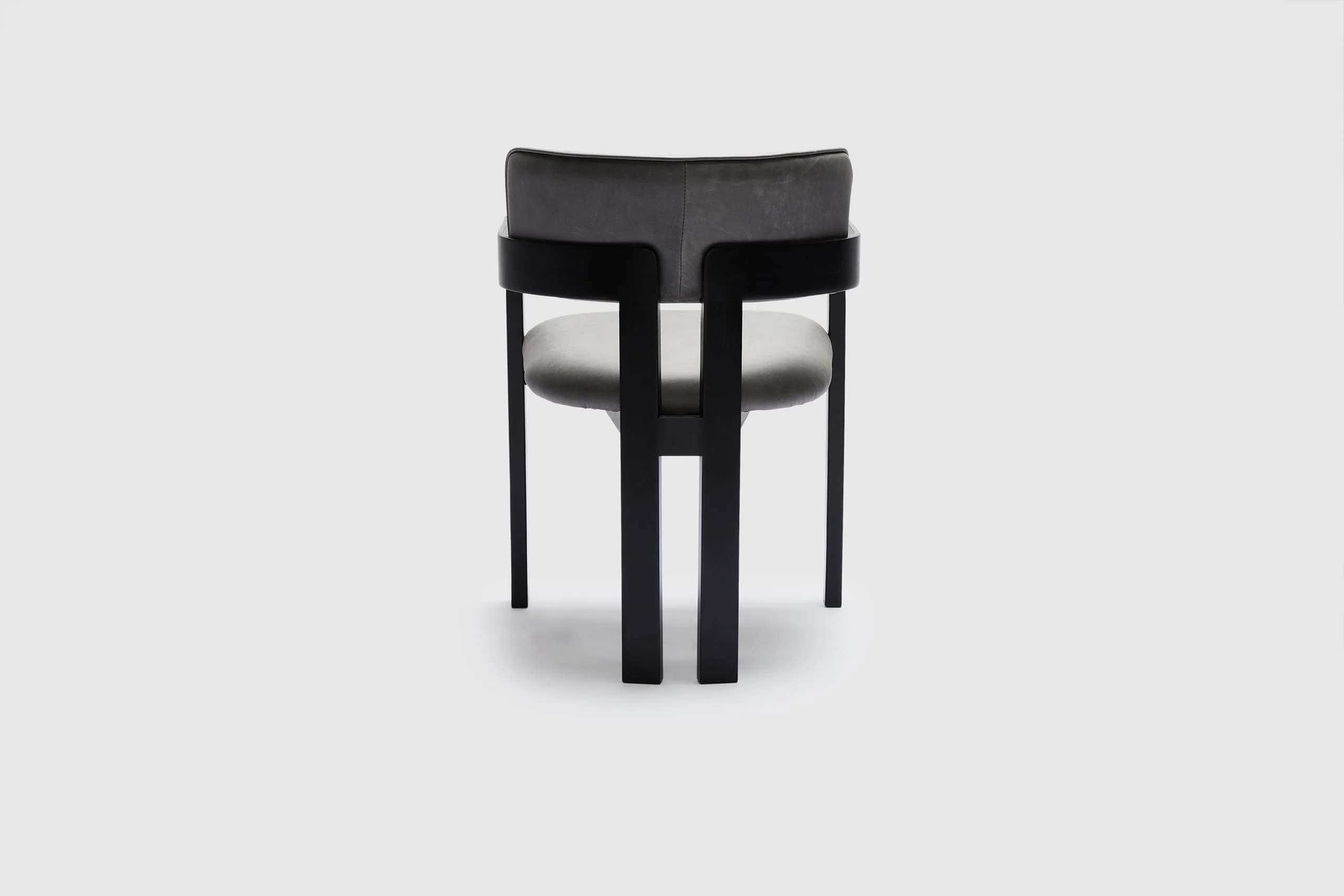 Ellison Armchair - Vintage Ice Grey Leather - Image 5