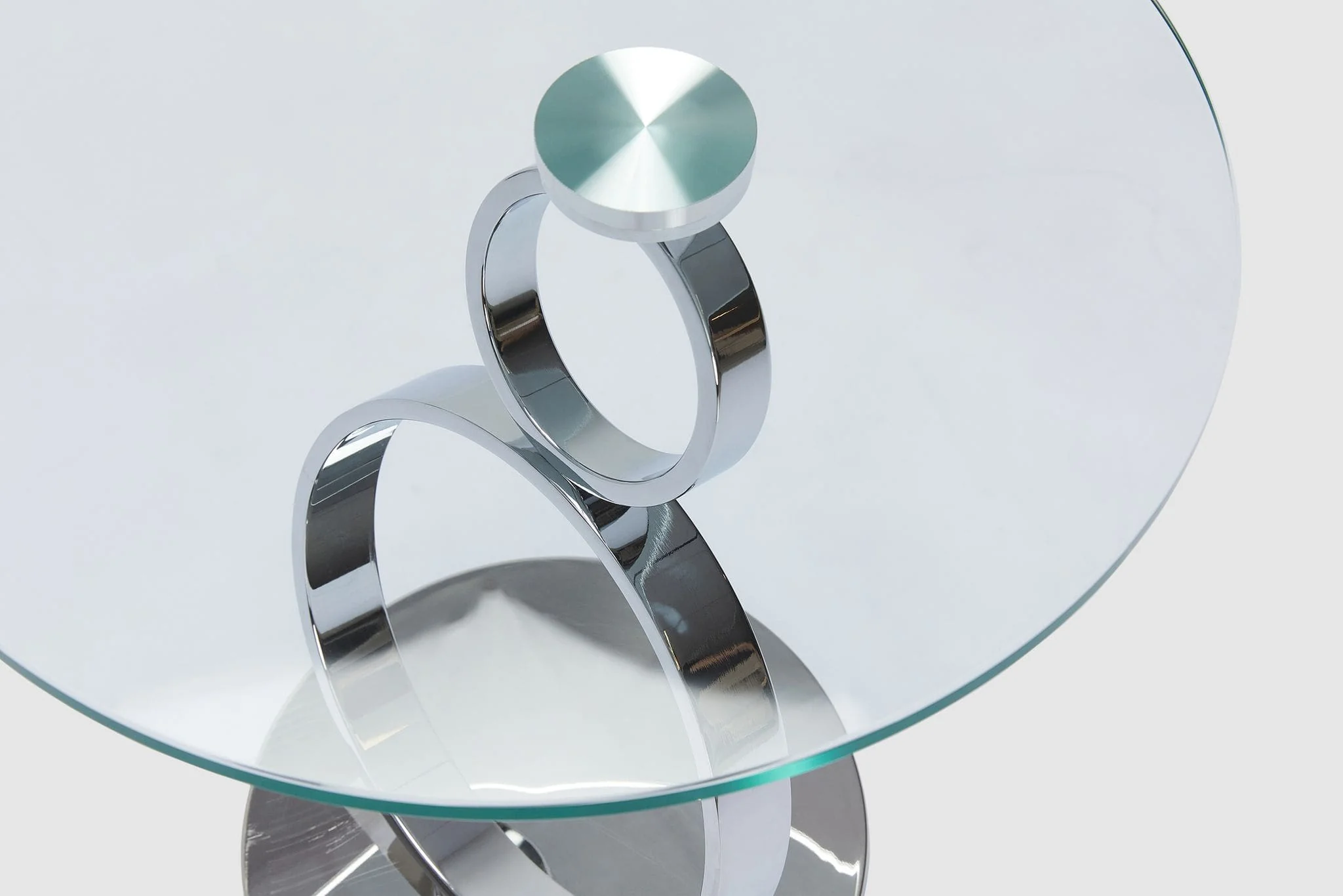 Fable Lamp Table - Chrome - Image 7