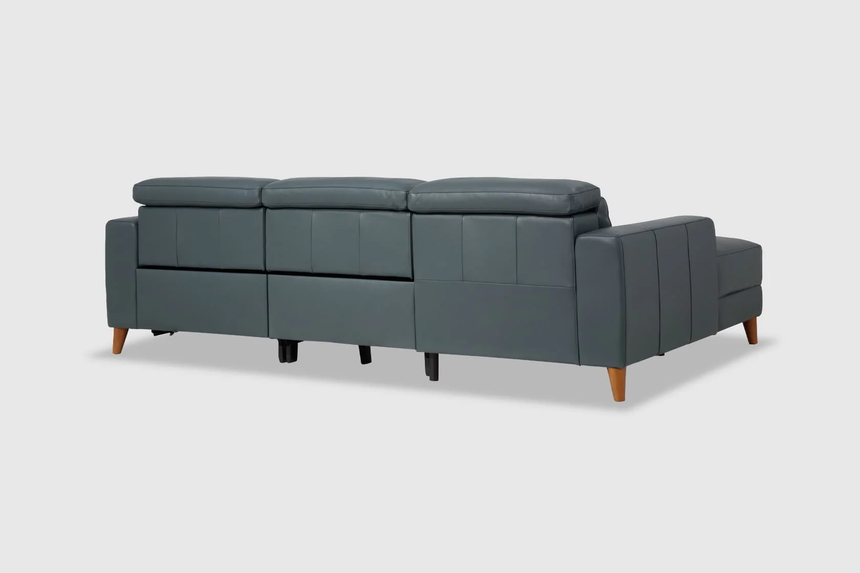Gabby 3 Seat Electric Recliner With Electric Headrest And Chaise - Image 7