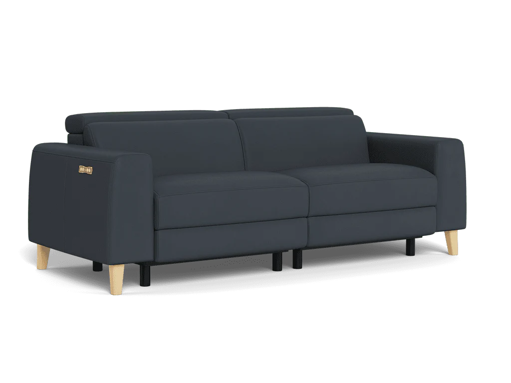 Gabrielle 2.5 Seat Dual Electric Recliners With Electric Headrests - Leather - Image 3