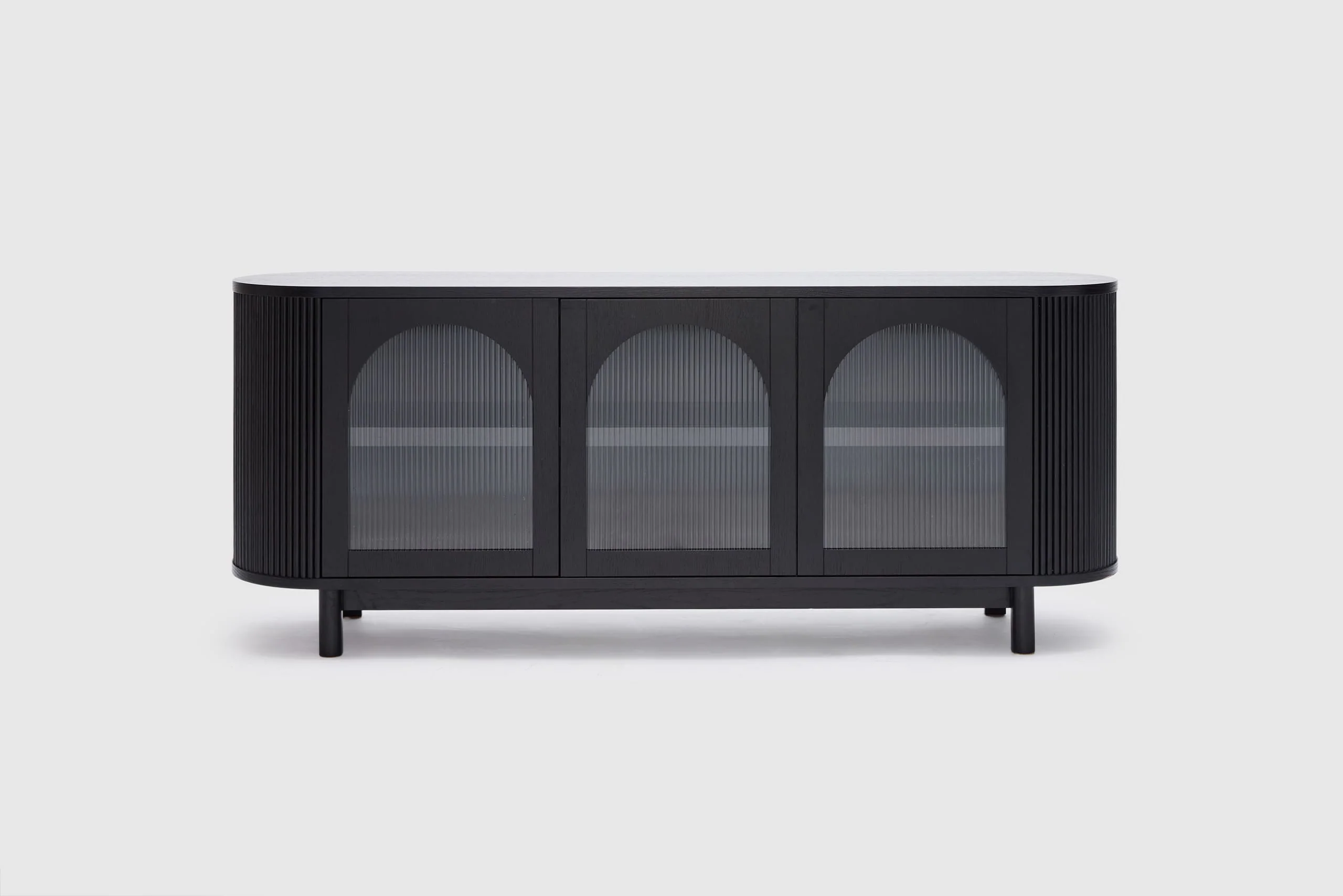 Gloria 3 Door Buffet - Black - Image 2