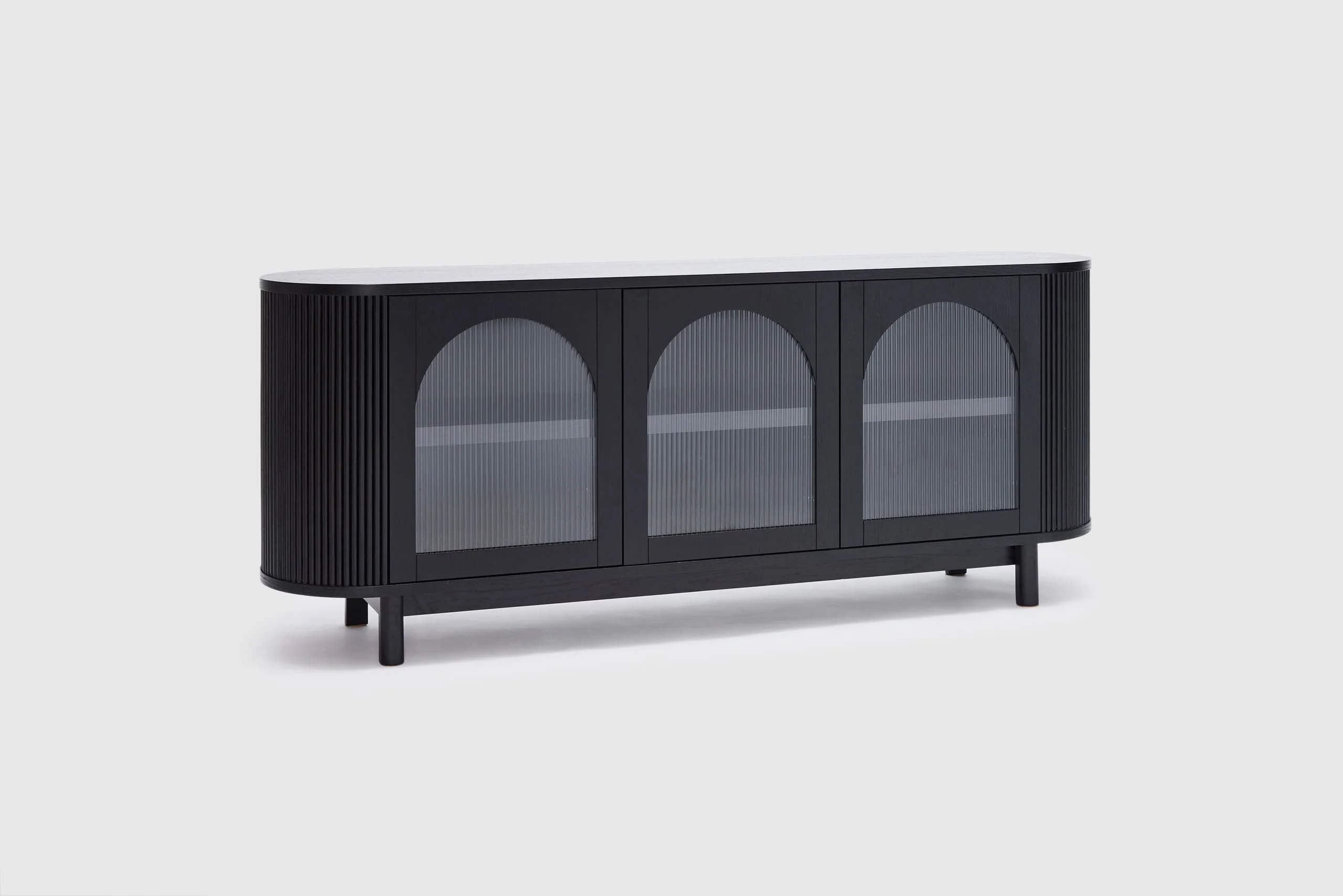 Gloria 3 Door Buffet - Black - Image 3