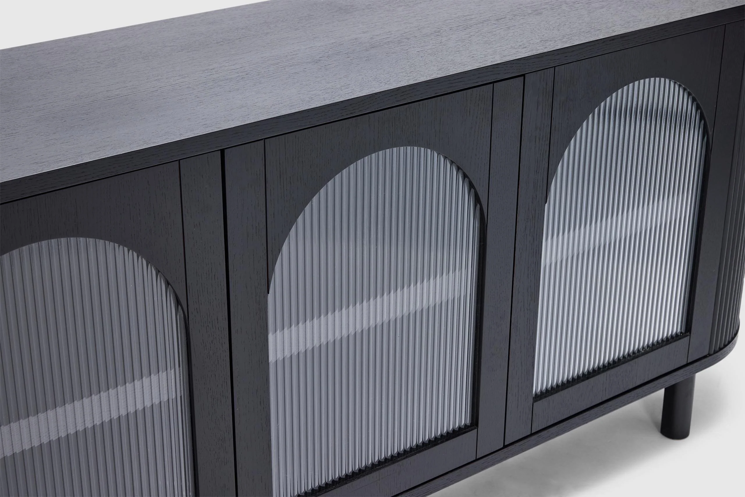 Gloria 3 Door Buffet - Black - Image 5