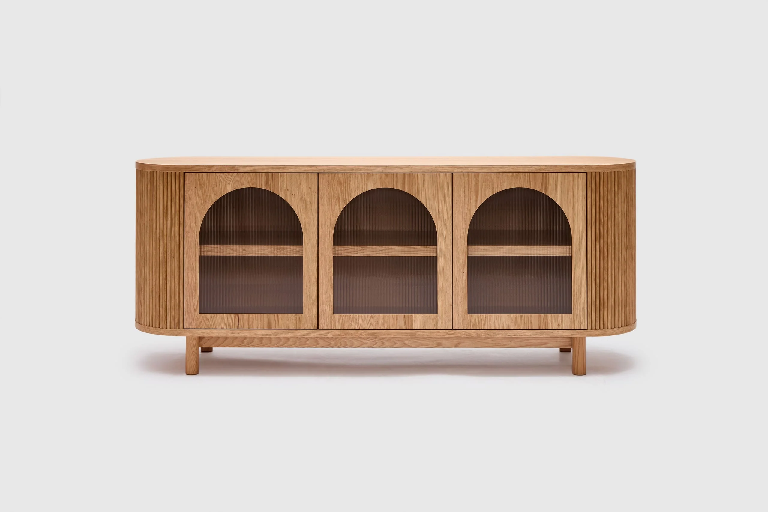 Gloria 3 Door Buffet - Natural - Image 2