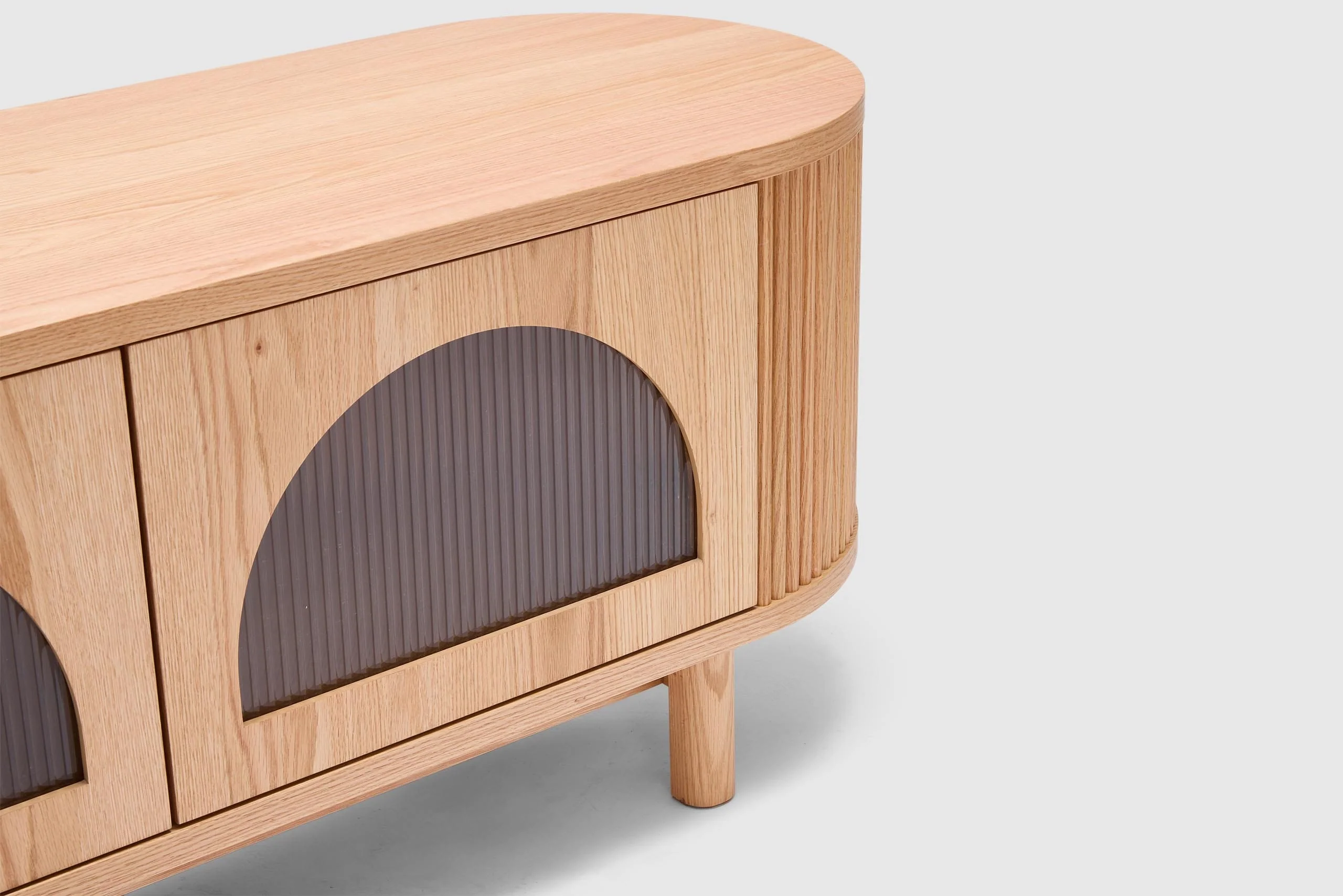 Gloria 3 Door Entertainment Unit - Natural - Image 6