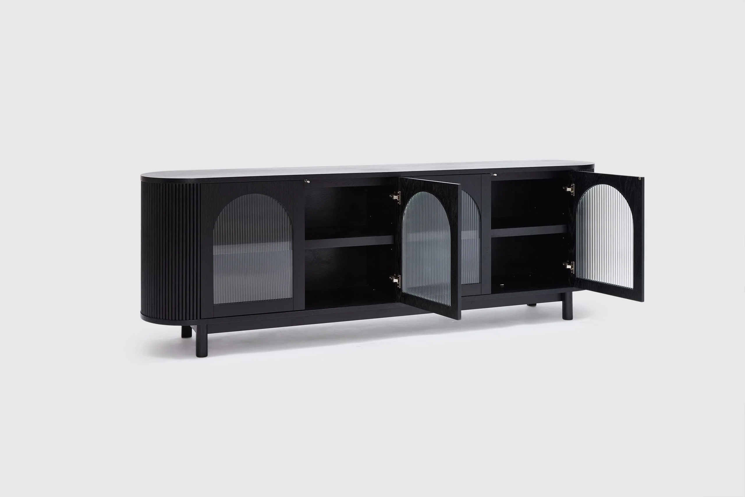 Gloria 4 Door Buffet - Black - Image 4