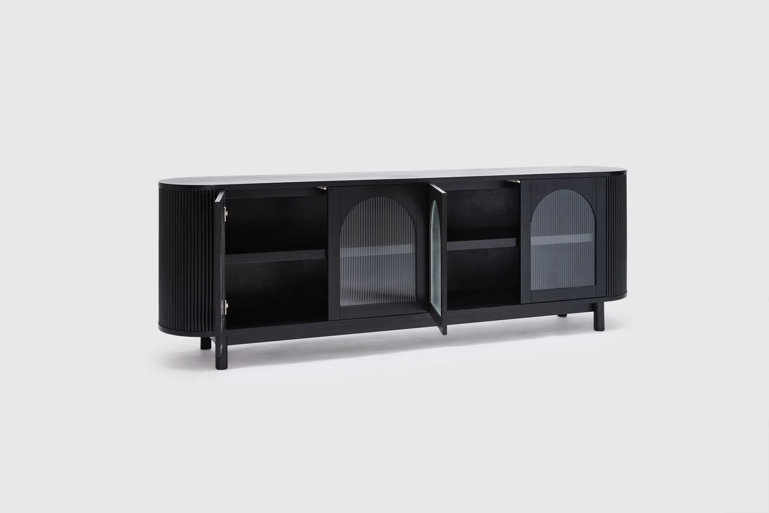 Gloria 4 Door Buffet - Black - Image 5