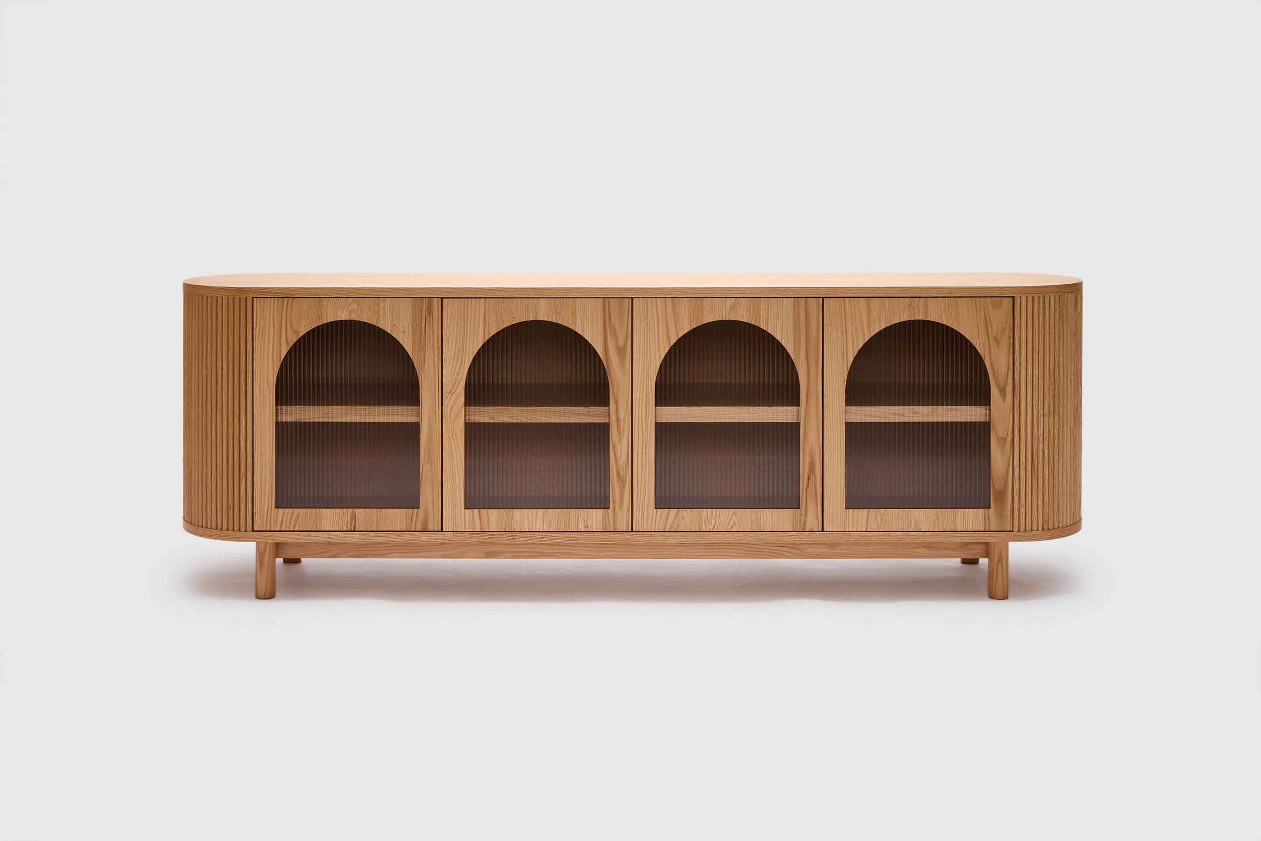 Gloria 4 Door Buffet - Natural - Image 2