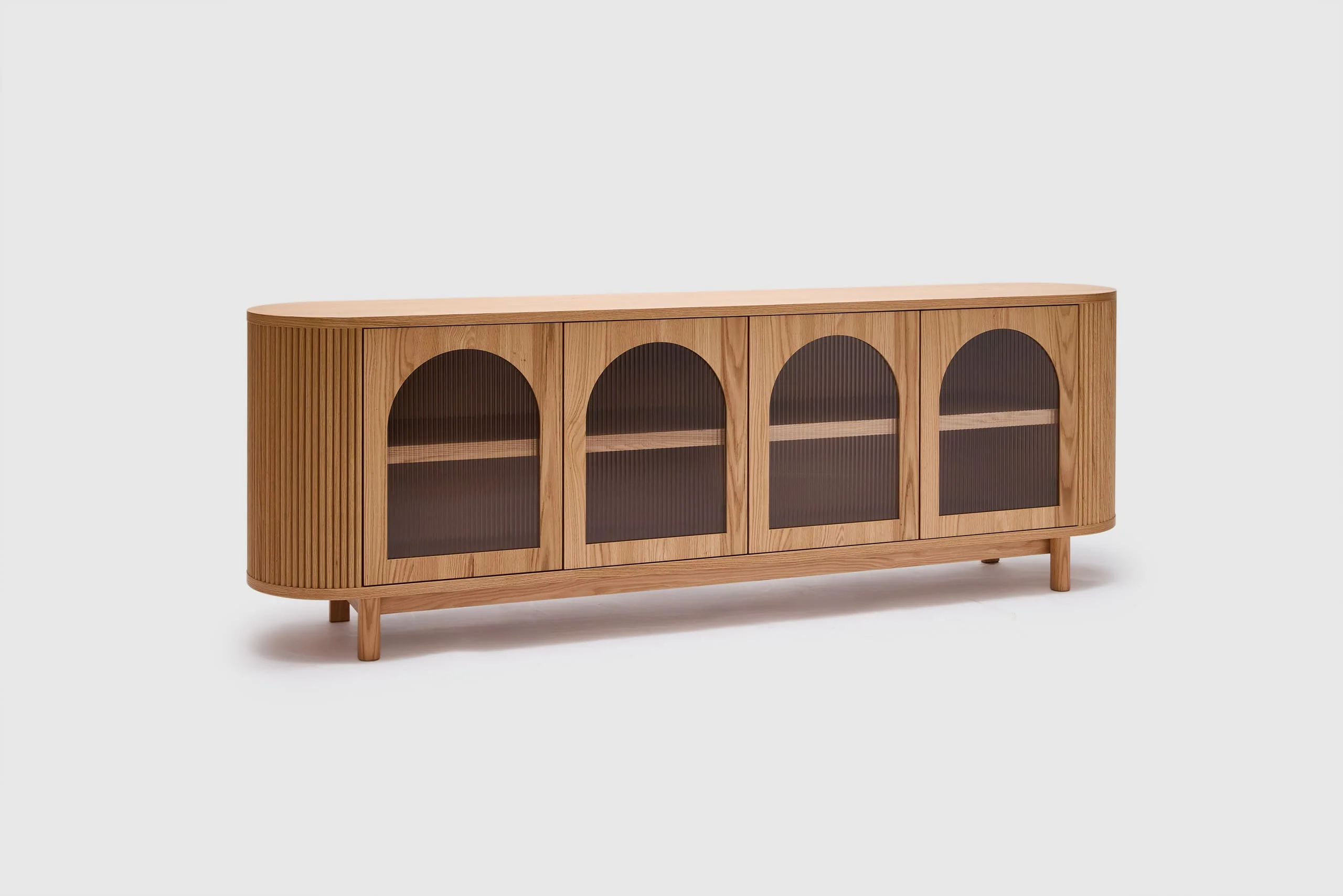 Gloria 4 Door Buffet - Natural - Image 3