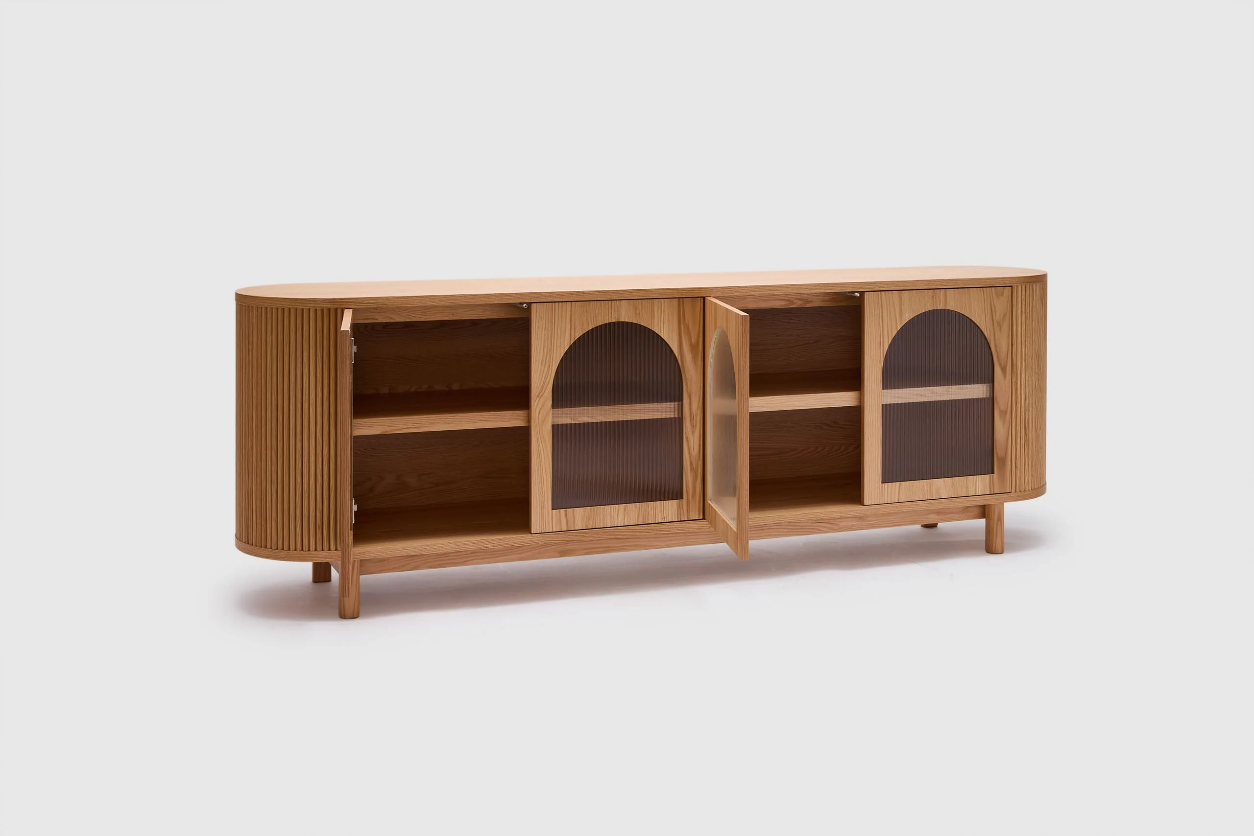 Gloria 4 Door Buffet - Natural - Image 5