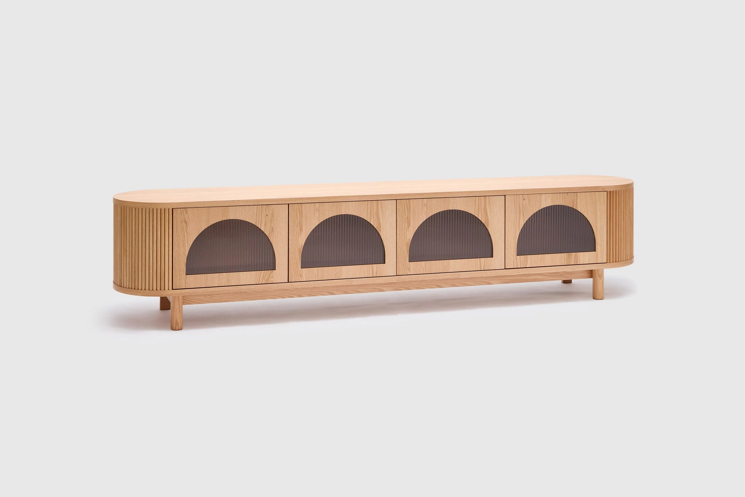 Gloria 4 Door Entertainment Unit - Natural - Image 3