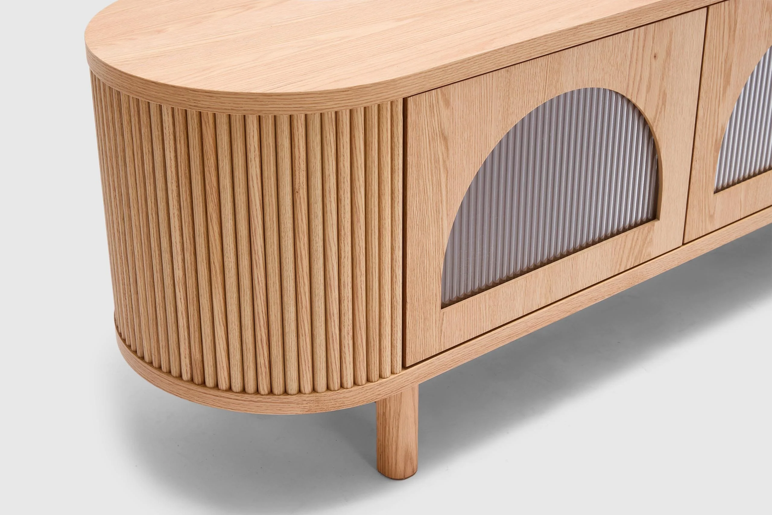 Gloria 4 Door Entertainment Unit - Natural - Image 6