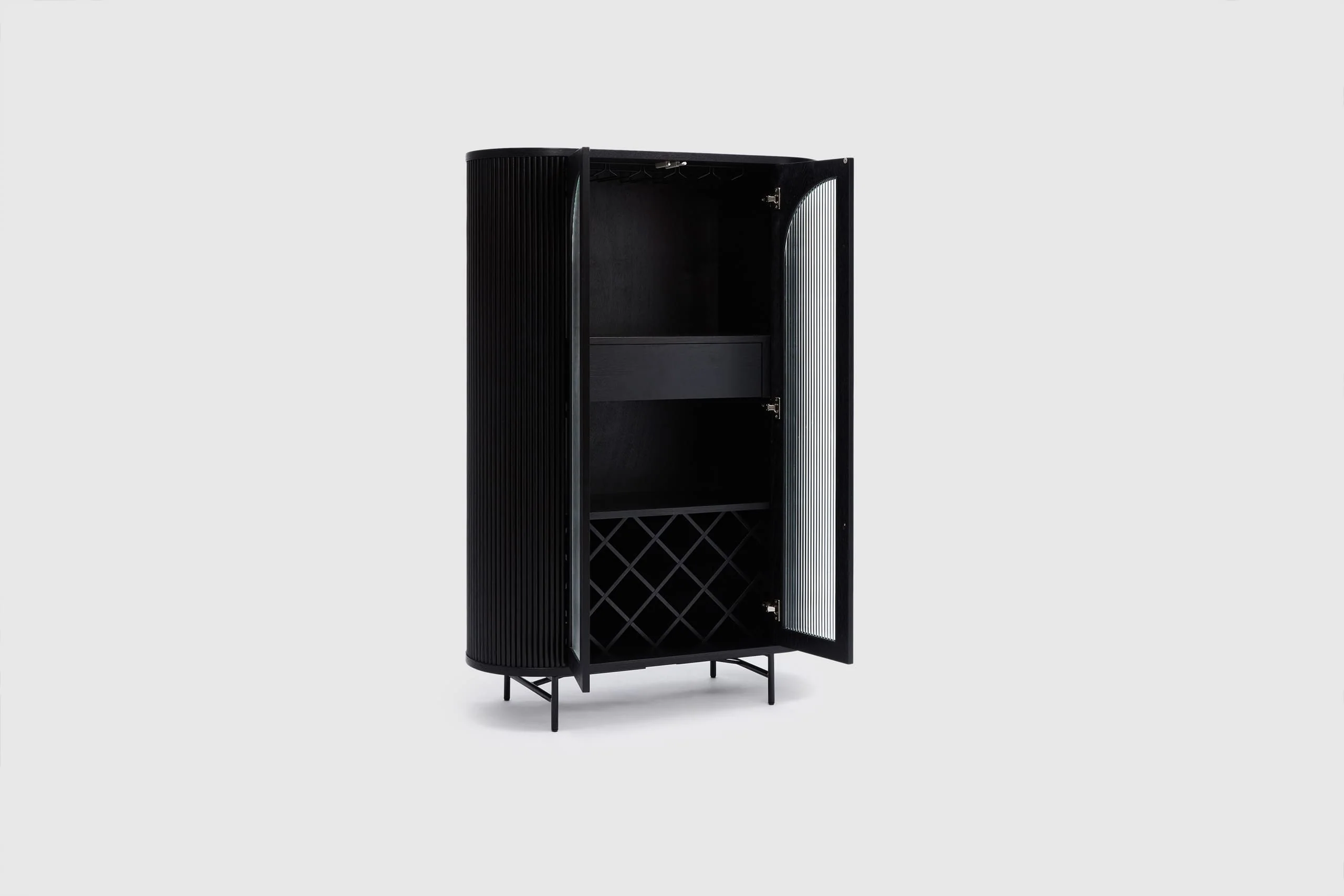 Gloria Bar Cabinet - Black - Image 6