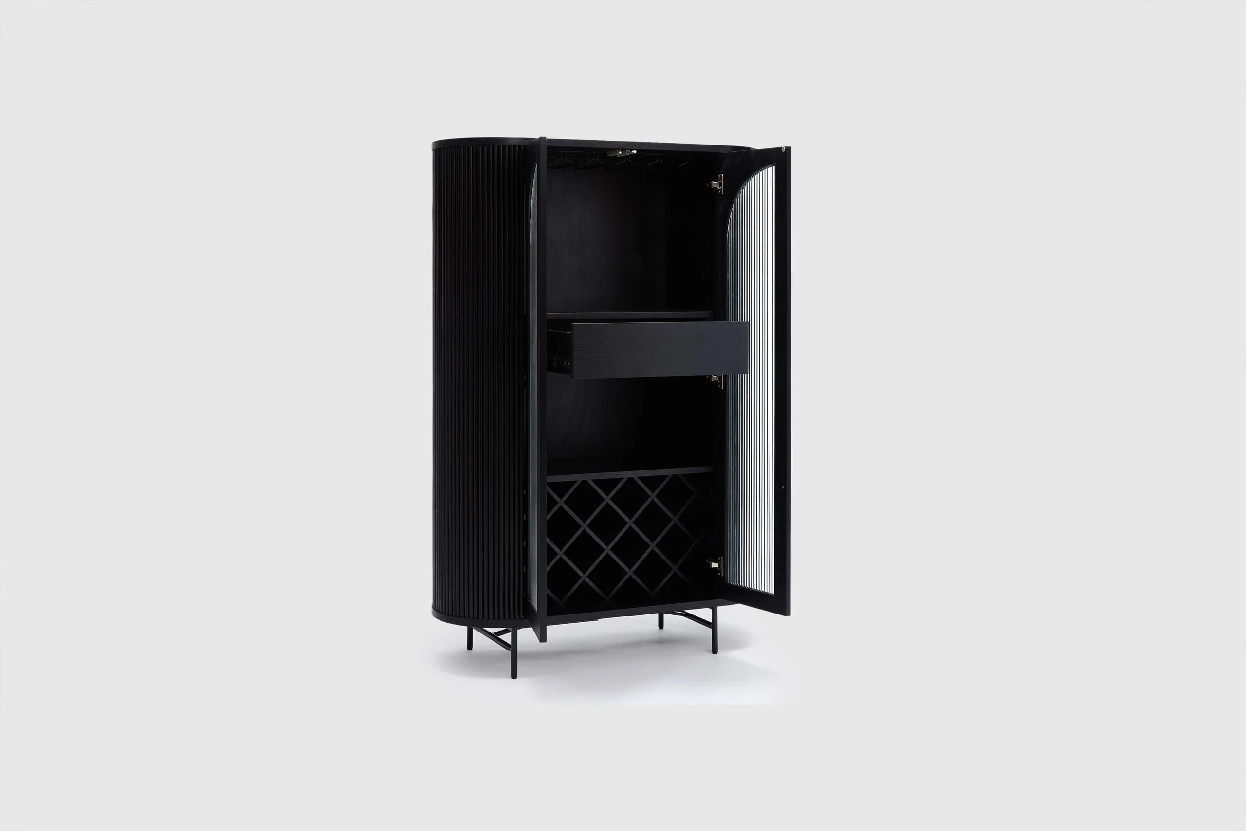 Gloria Bar Cabinet - Black - Image 7