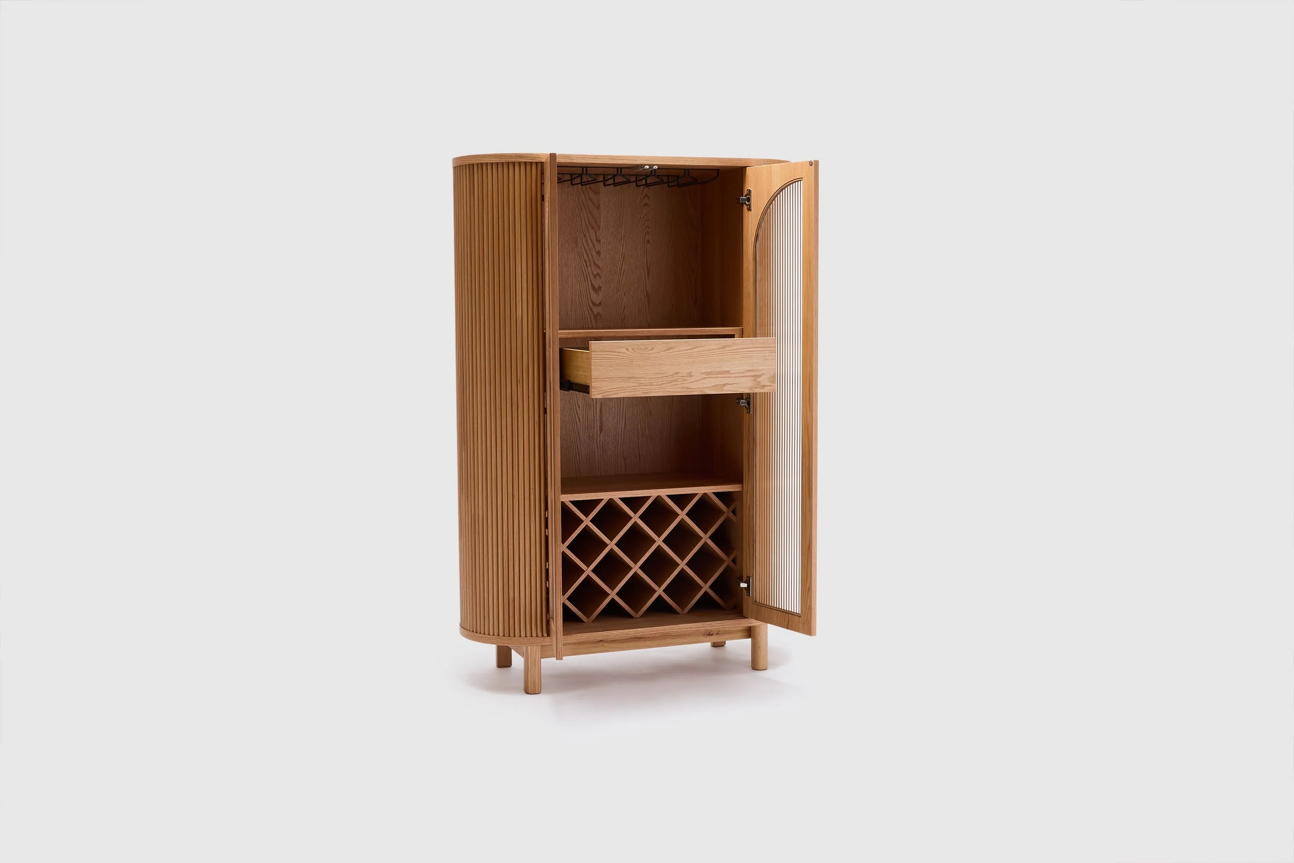 Gloria Bar Cabinet - Natural - Image 6