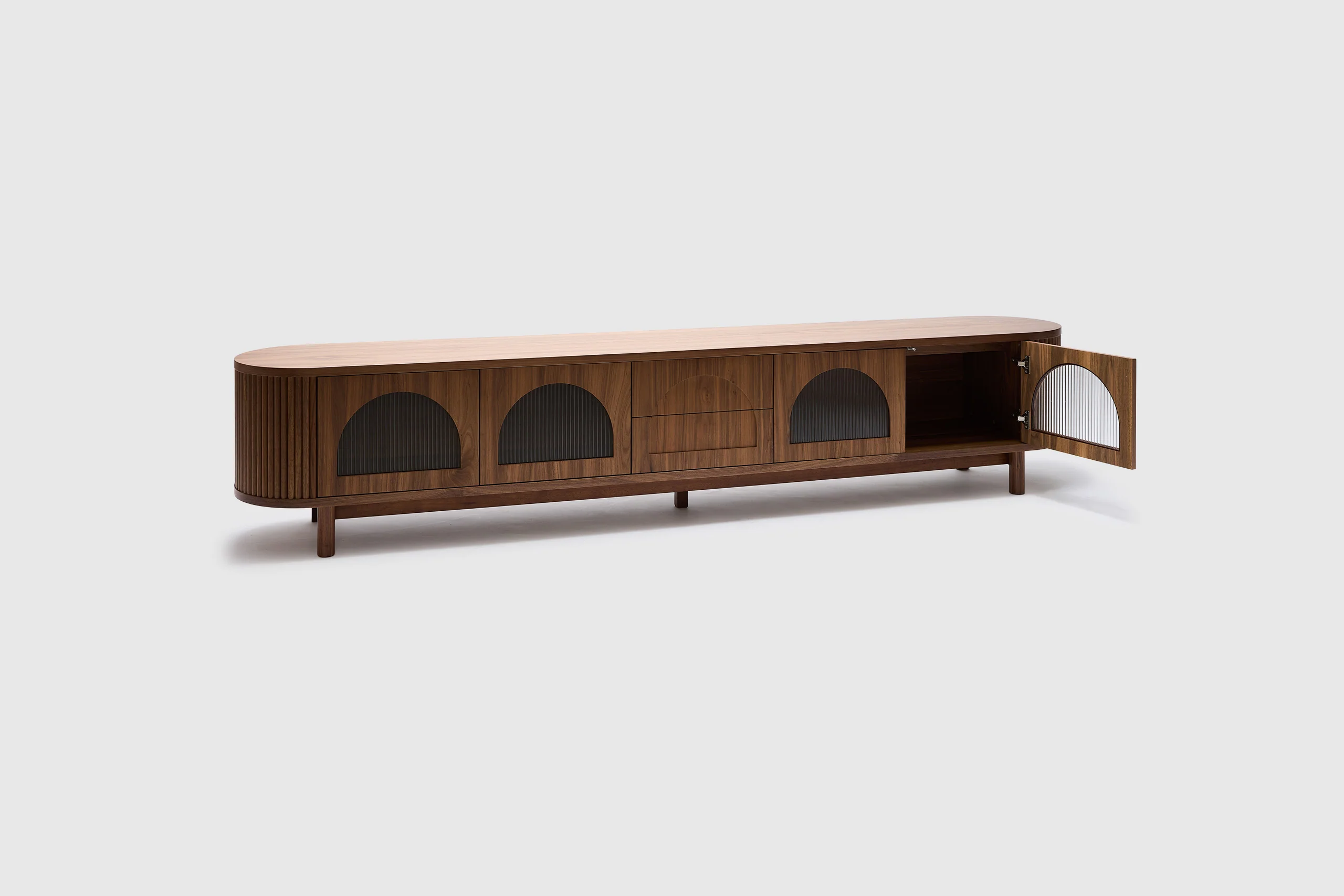 Gloria Entertainment Unit - American Walnut - Image 6