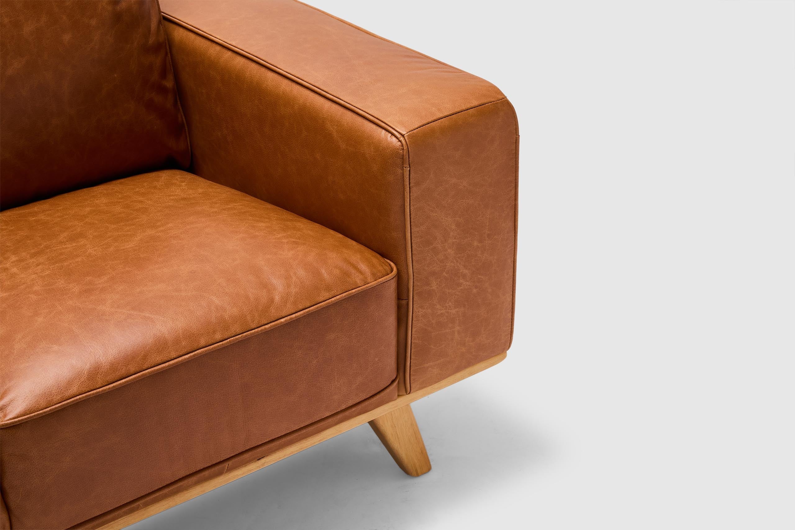 Hendrix 2 Seater Vintage Leather - Image 4