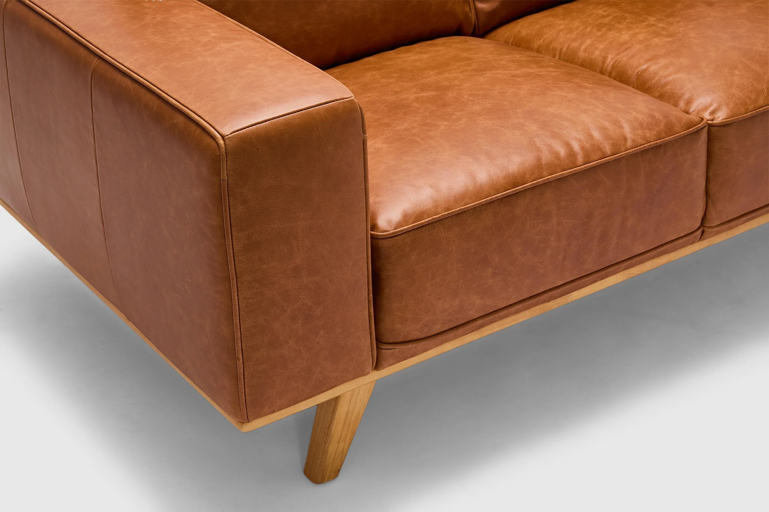Hendrix 2 Seater Vintage Leather - Image 8