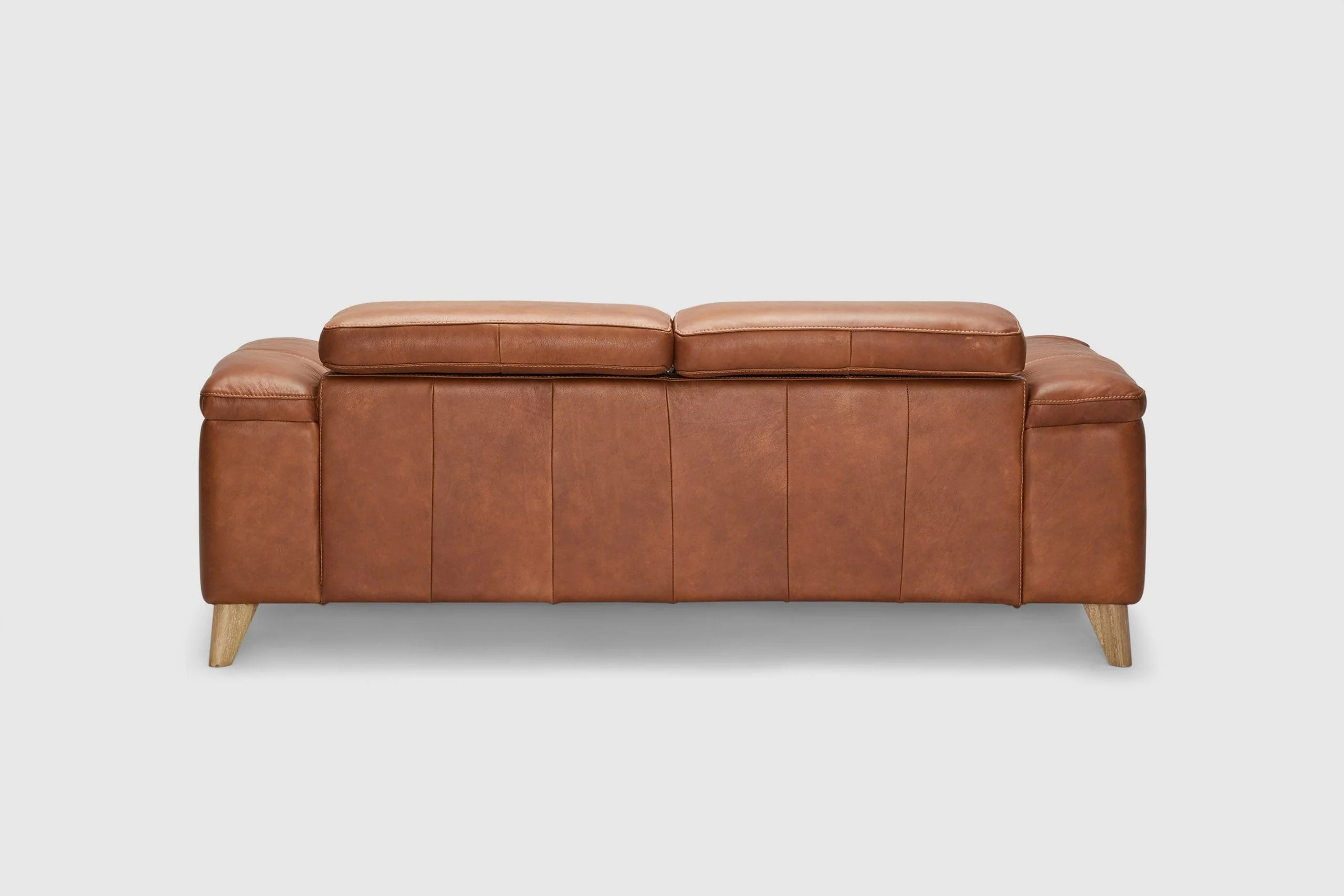 Kelly 2.5 Seater Dual Electric Recliners And Adjustable Headrests - Vintage Leather - Image 18