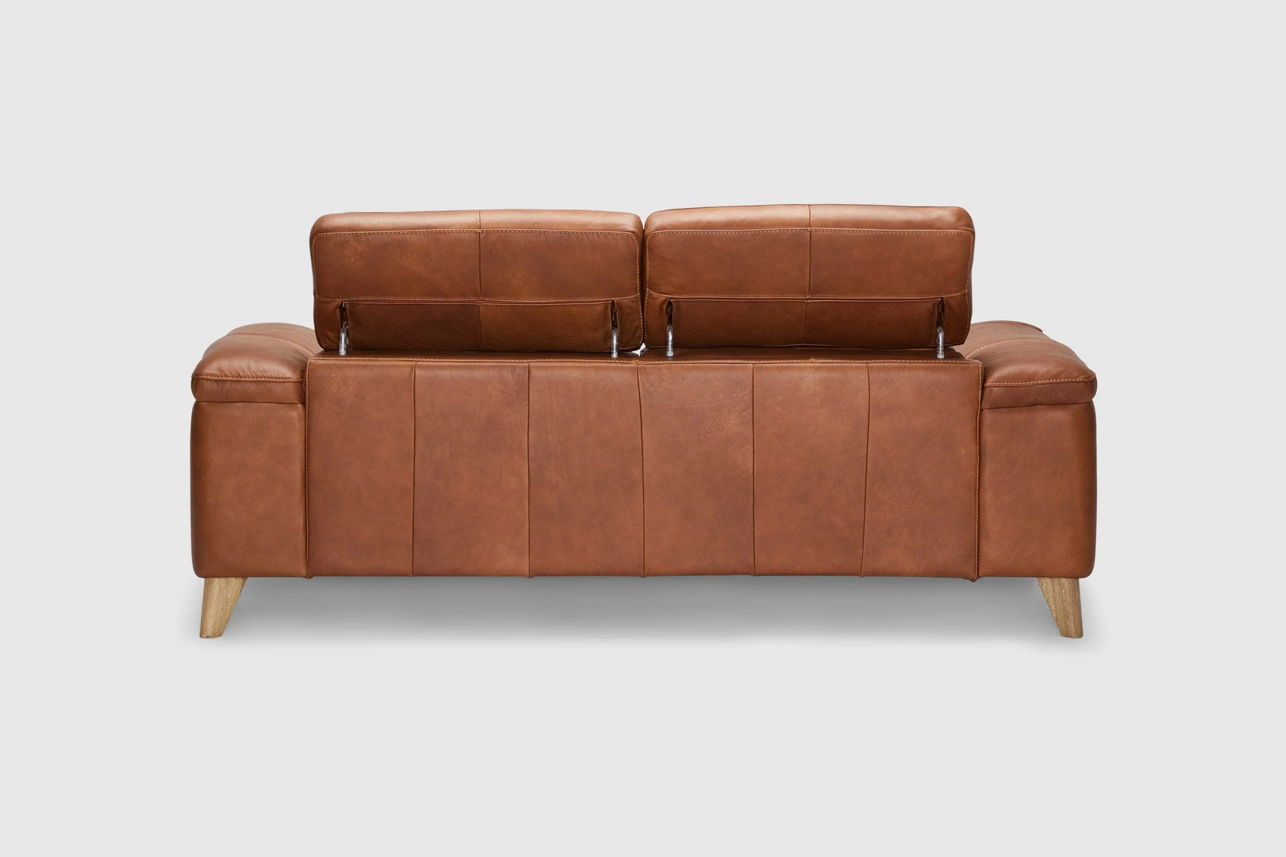 Kelly 2.5 Seater Dual Electric Recliners And Adjustable Headrests - Vintage Leather - Image 19
